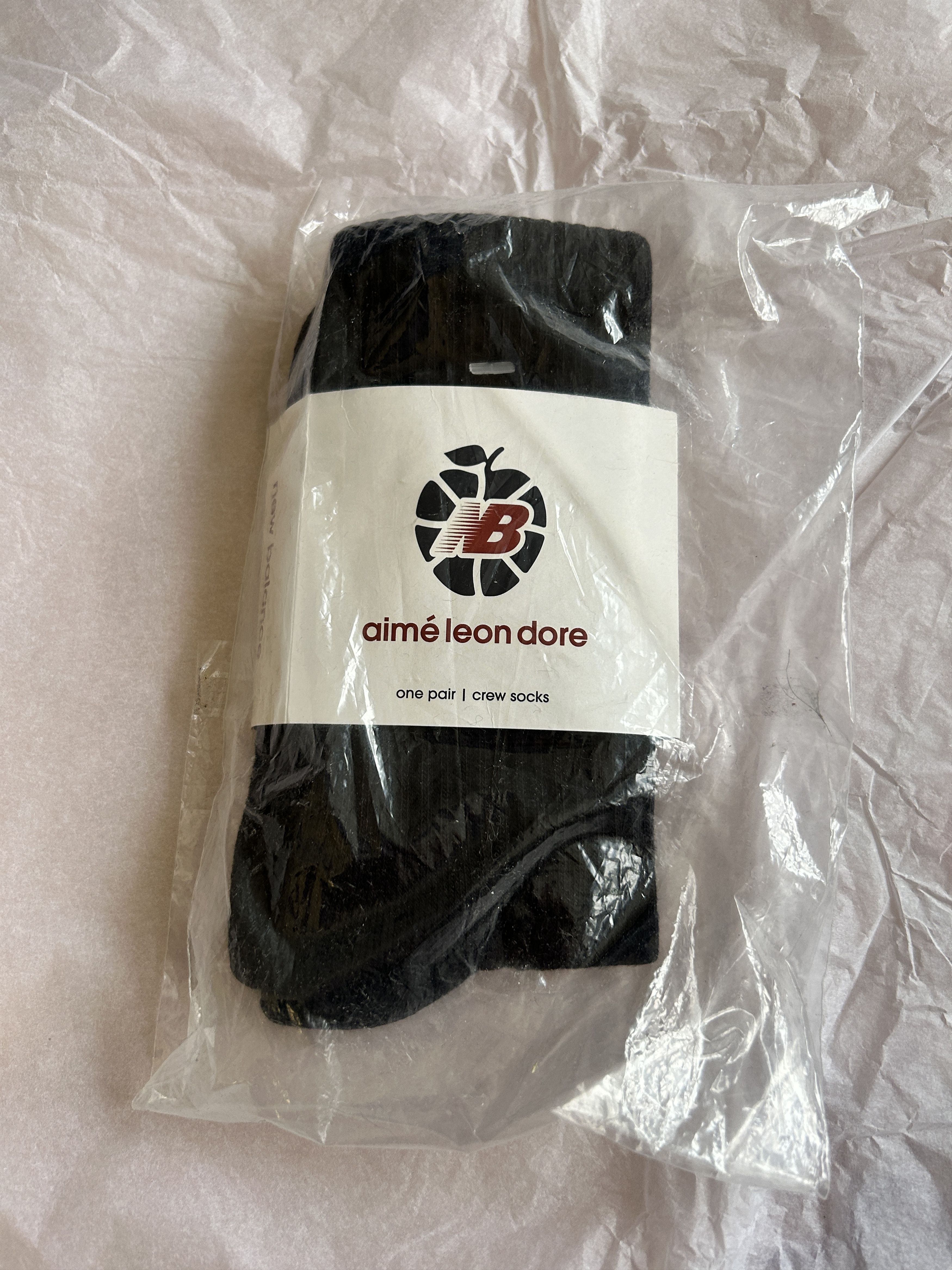 Aime Leon Dore × New Balance aime leon dore new balance ALD 550 crew socks black Size ONE SIZE - 2 Thumbnail