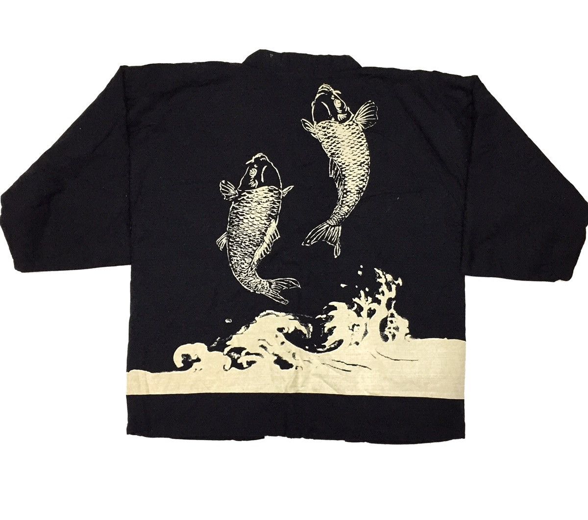 Japanese Brand Shi Jin Jacket stye kimono fish koi big logo nice desinger Size US XL / EU 56 / 4 - 4 Thumbnail