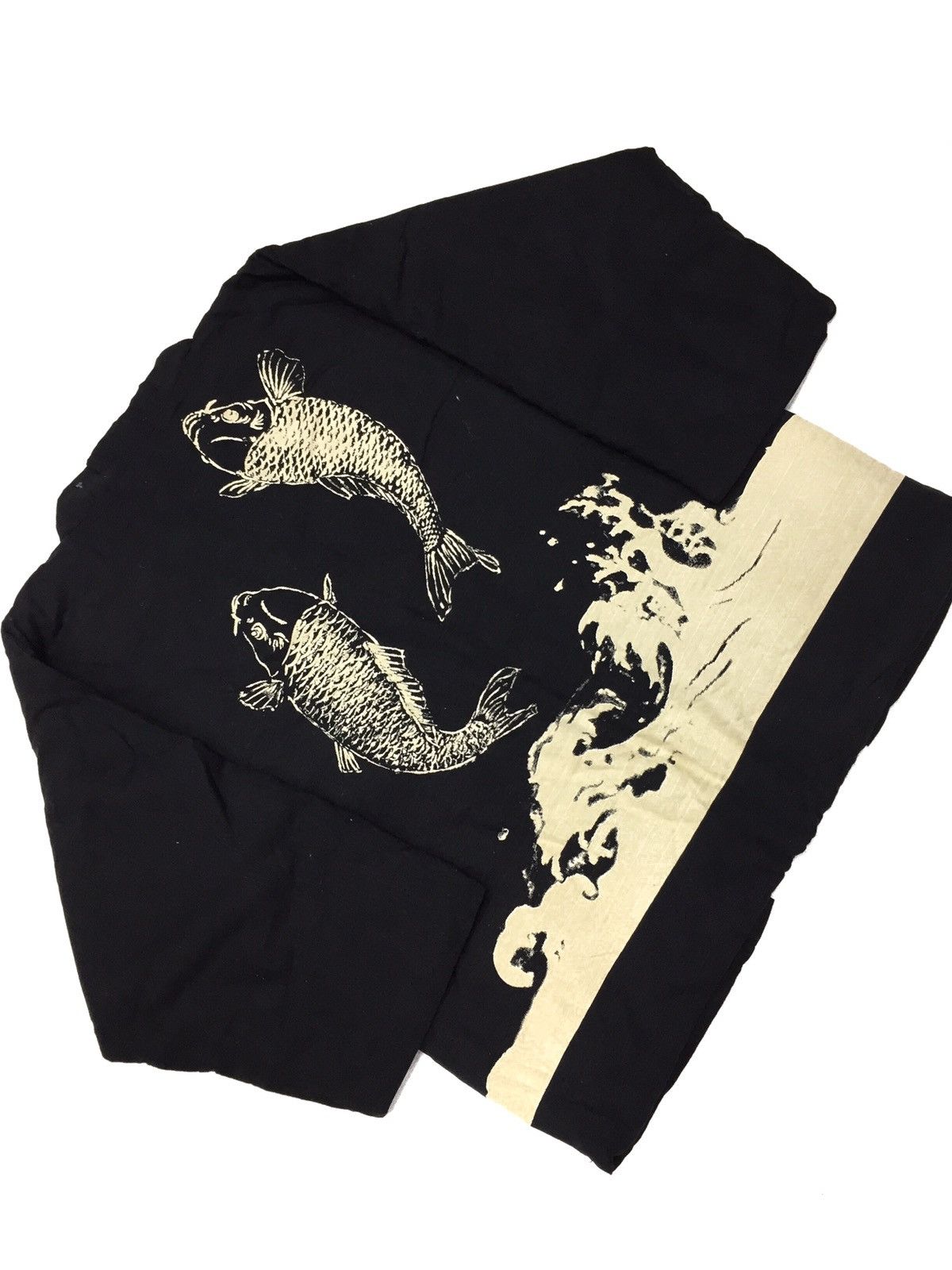 Japanese Brand Shi Jin Jacket stye kimono fish koi big logo nice desinger Size US XL / EU 56 / 4 - 7 Thumbnail