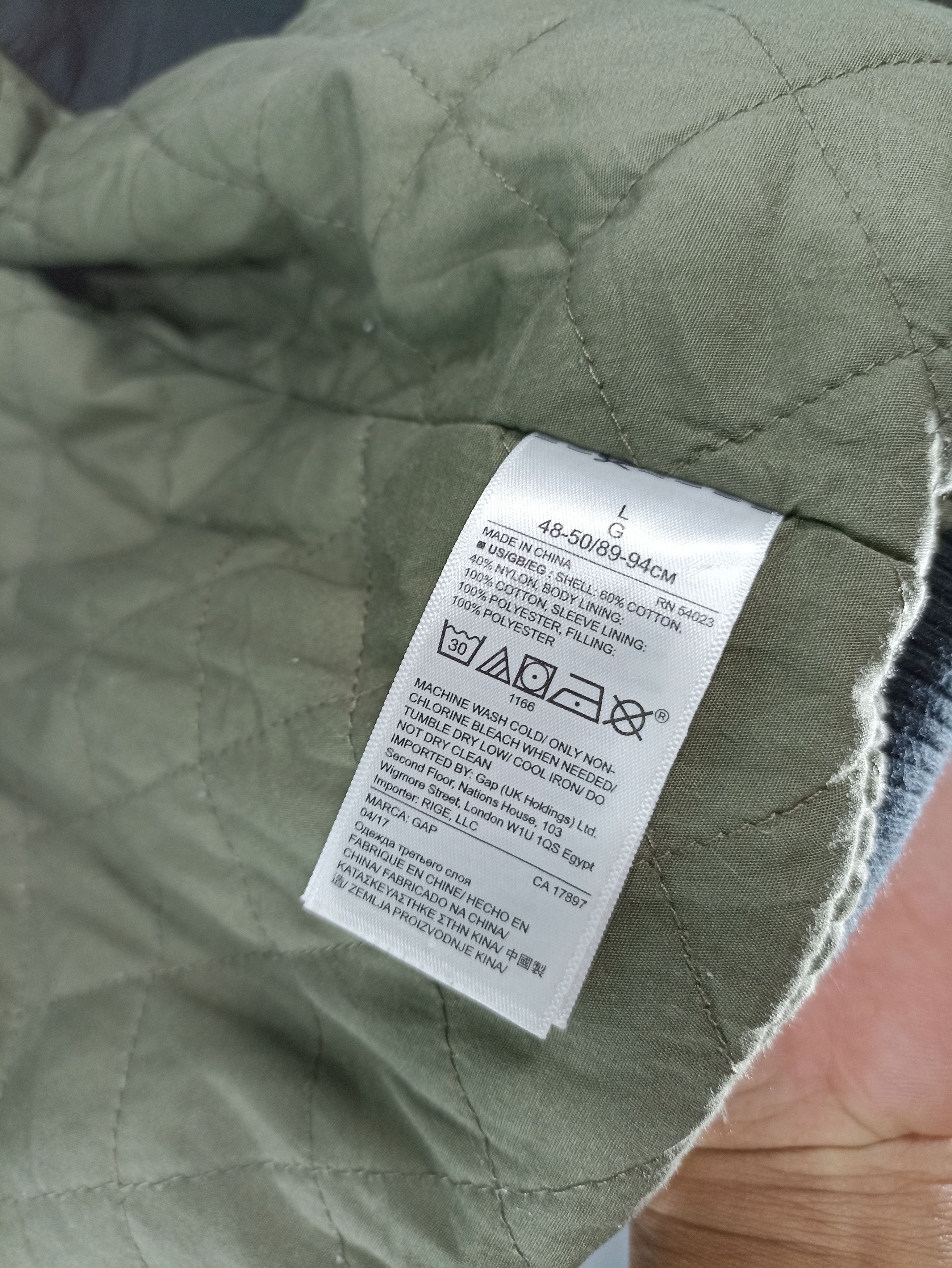 Gap × Vintage Vintage Sun Faded Gap Bomber Jacket Ideal Zipper Size US L / EU 52-54 / 3 - 7 Thumbnail