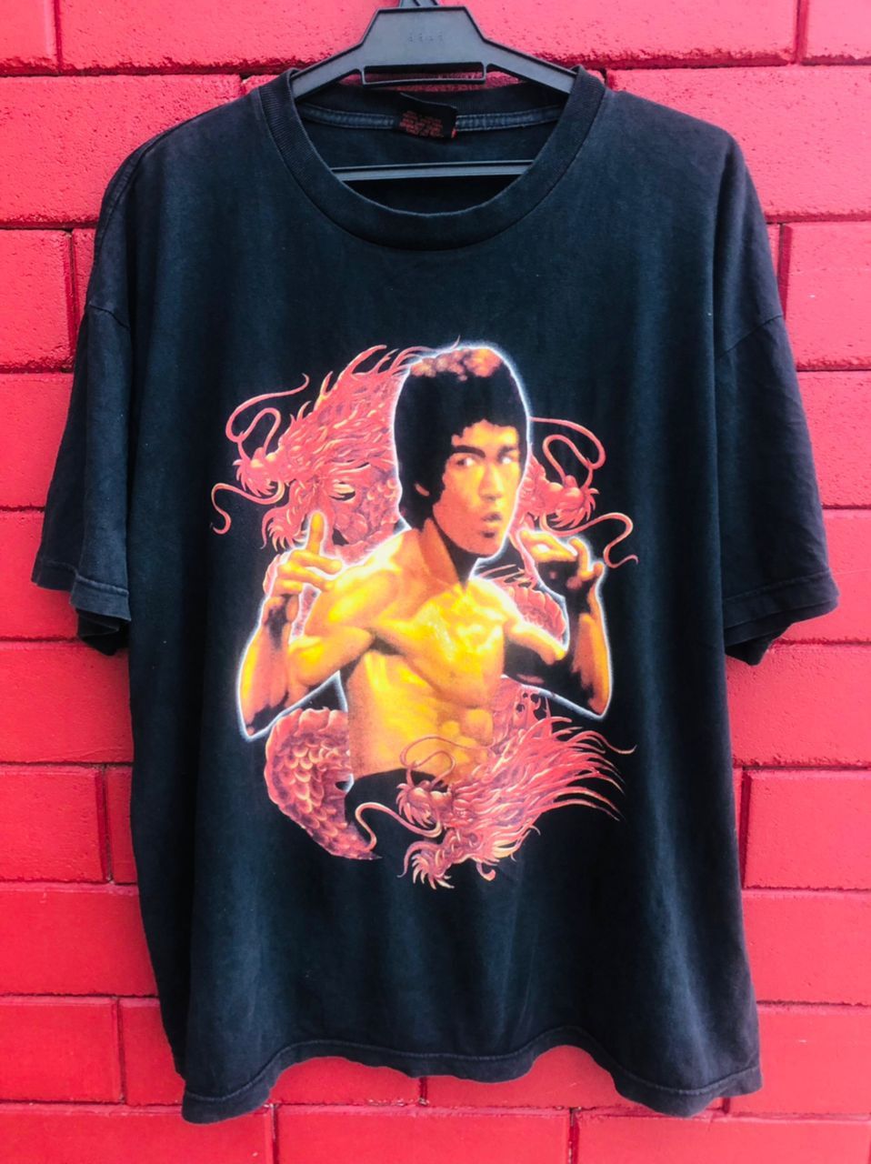 Vintage Vintage Bruce Lee Legendry Movie Star Streetwear Fashion Size US L / EU 52-54 / 3 - 1 Thumbnail
