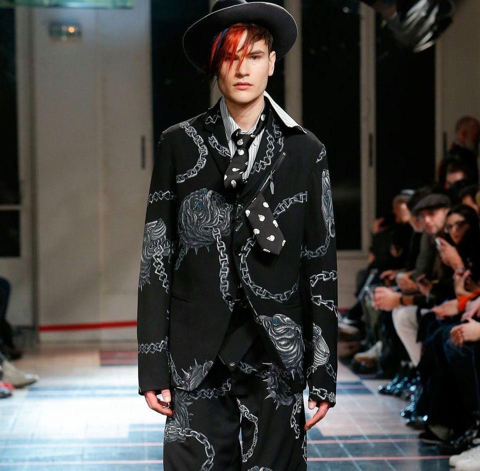 Yohji Yamamoto Yohji Yamamoto 14AW Zip Blazer and Skull Tie Size US L / EU 52-54 / 3 - 3 Thumbnail