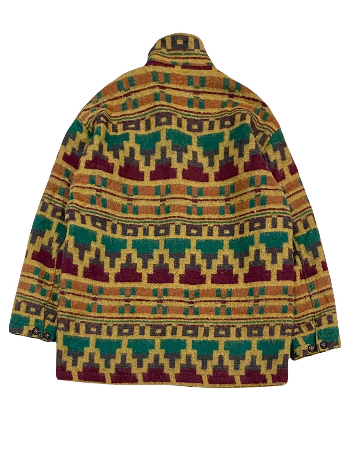 Homespun Knitwear VINTAGE 90s KENTUCKY CARDINAL NAVAJO FULL PRINTED FLEECE Size US L / EU 52-54 / 3 - 3 Thumbnail