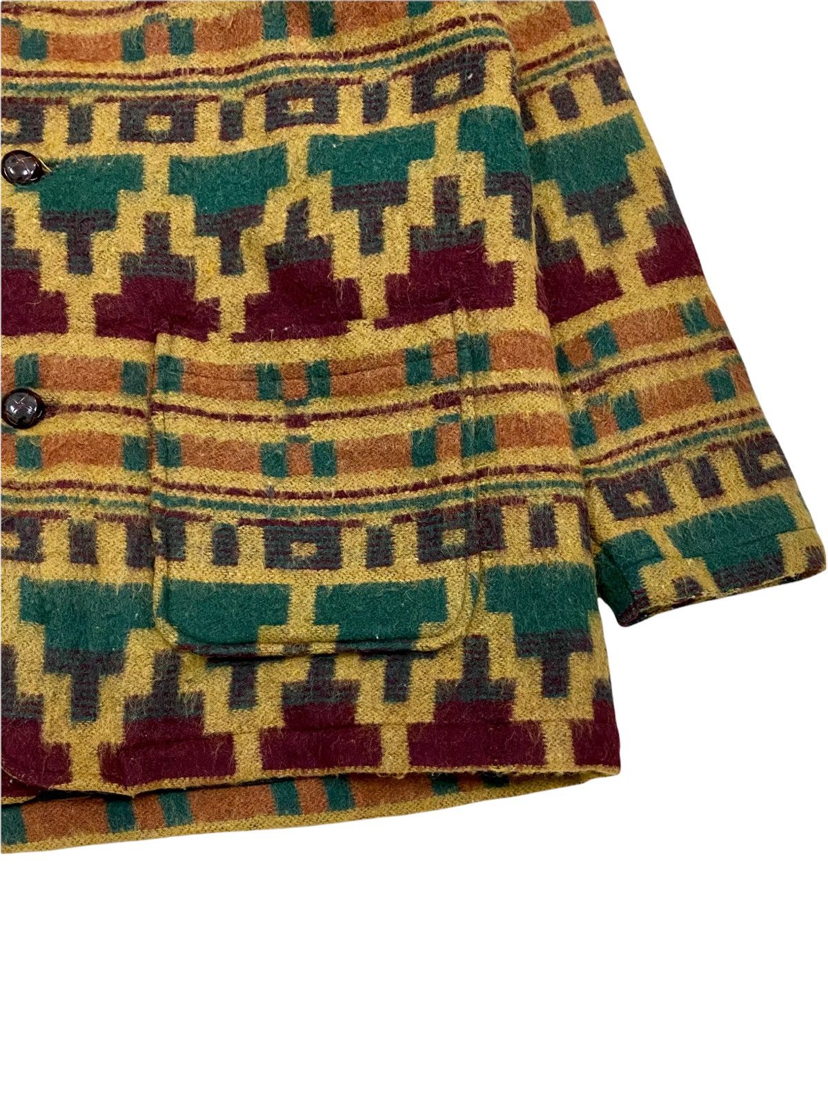 Homespun Knitwear VINTAGE 90s KENTUCKY CARDINAL NAVAJO FULL PRINTED FLEECE Size US L / EU 52-54 / 3 - 8 Thumbnail