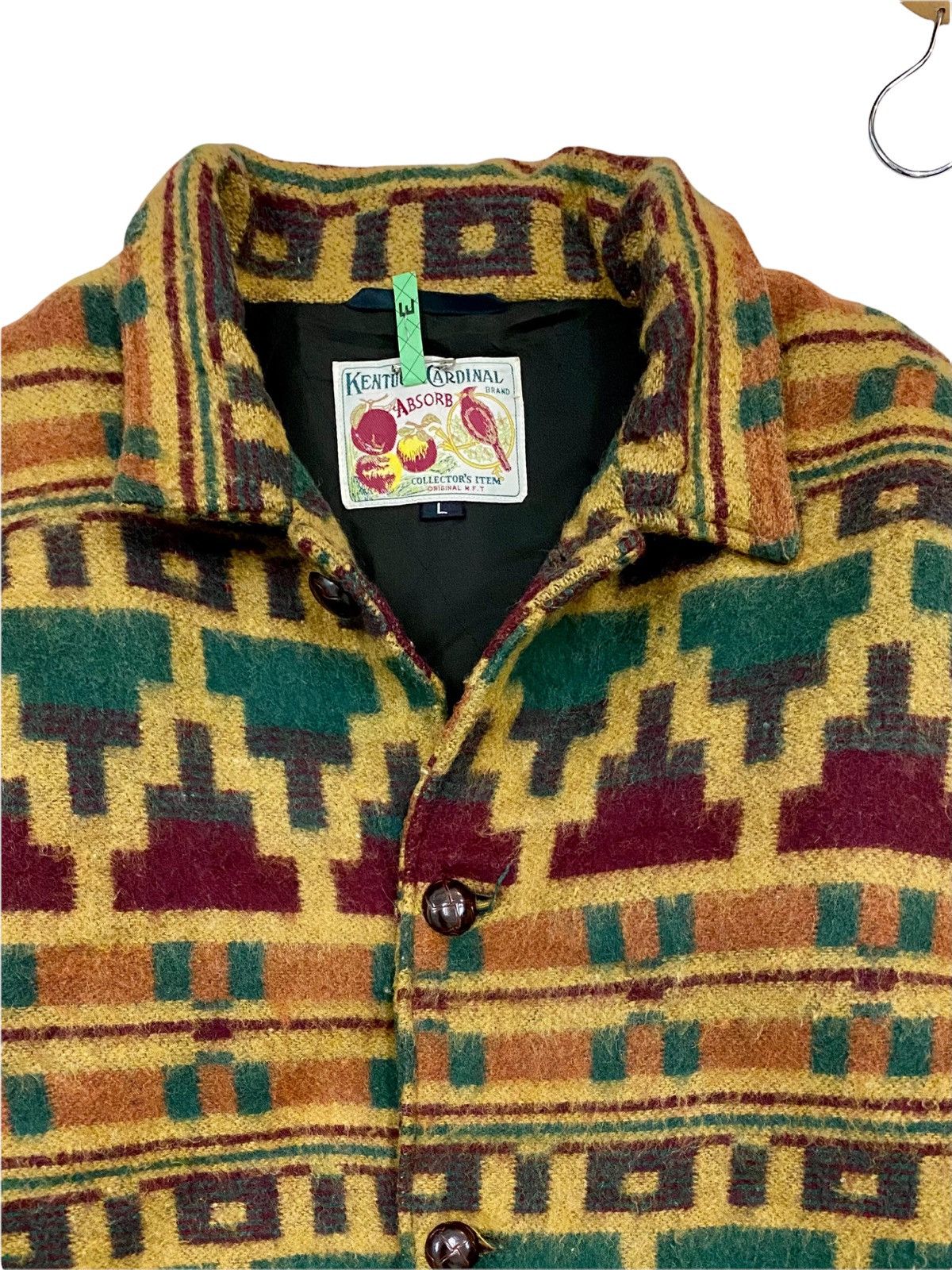Homespun Knitwear VINTAGE 90s KENTUCKY CARDINAL NAVAJO FULL PRINTED FLEECE Size US L / EU 52-54 / 3 - 5 Thumbnail