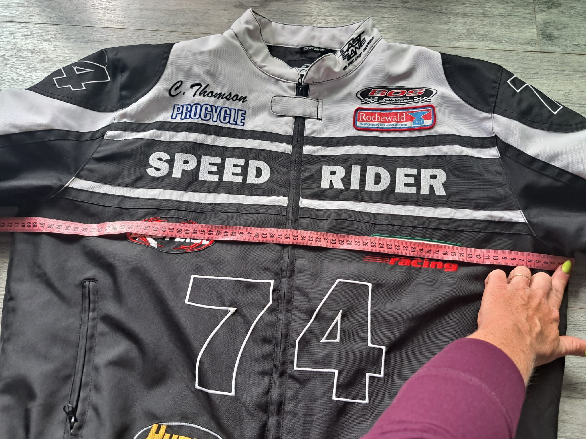 NASCAR Vintage racing Fast Lane rally jacket 3XL Size US XXL / EU 58 / 5 - 5 Thumbnail