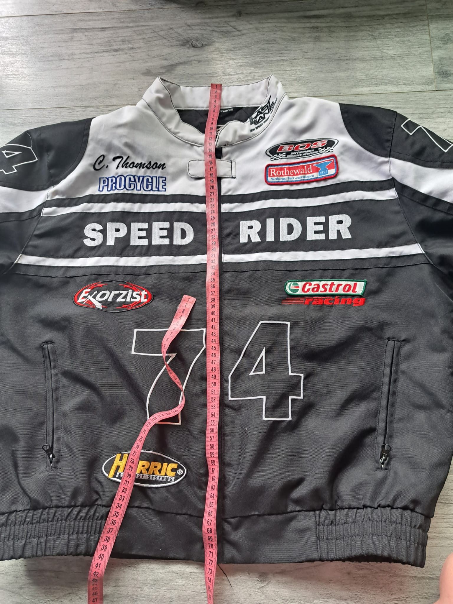 MOTO × NASCAR × Racing Vintage racing Fast Lane rally jacket