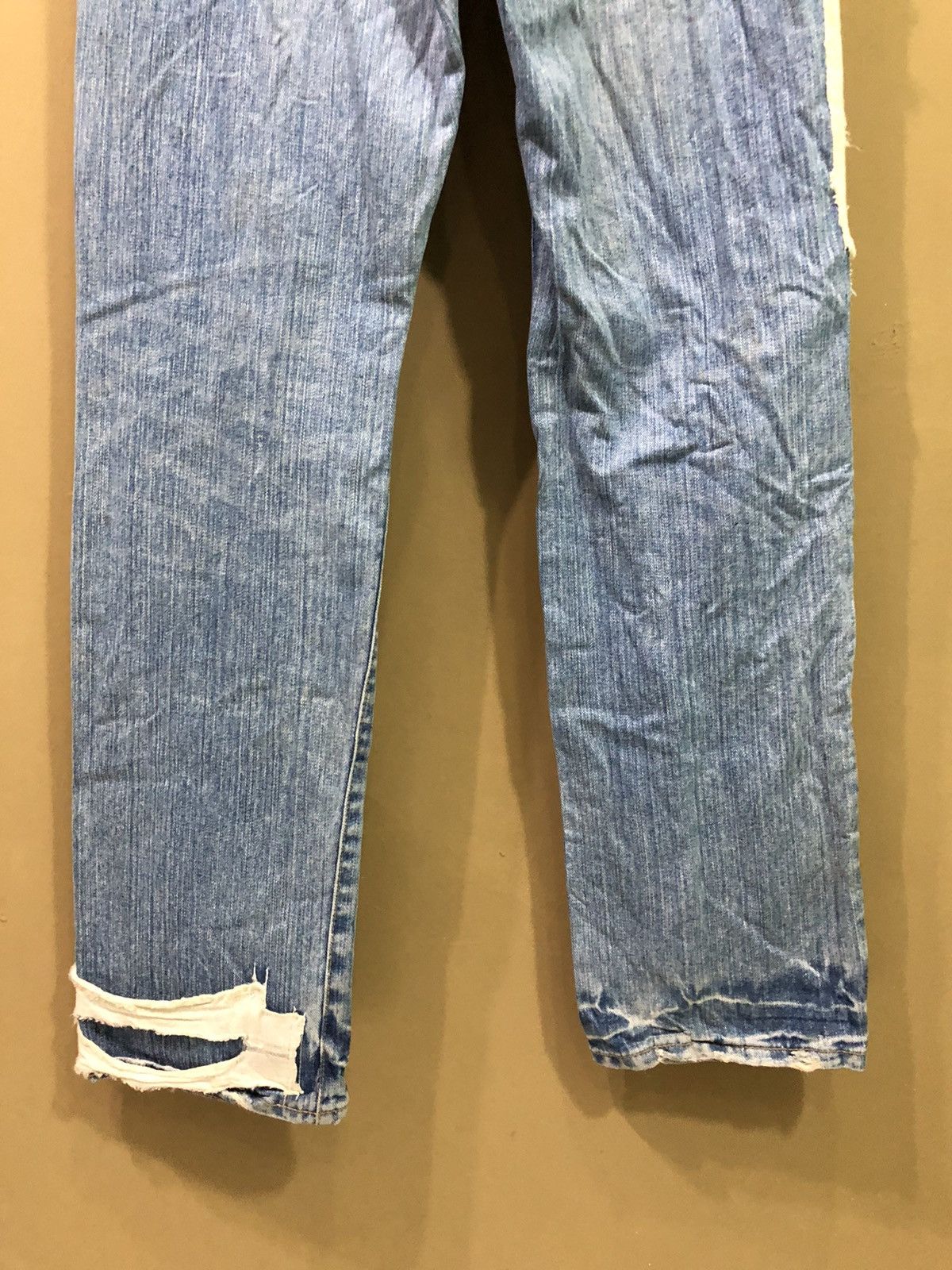 Japanese Brand Kapital Style Exhibitionist Patchwork Denim Jeans Size US 33 - 6 Thumbnail