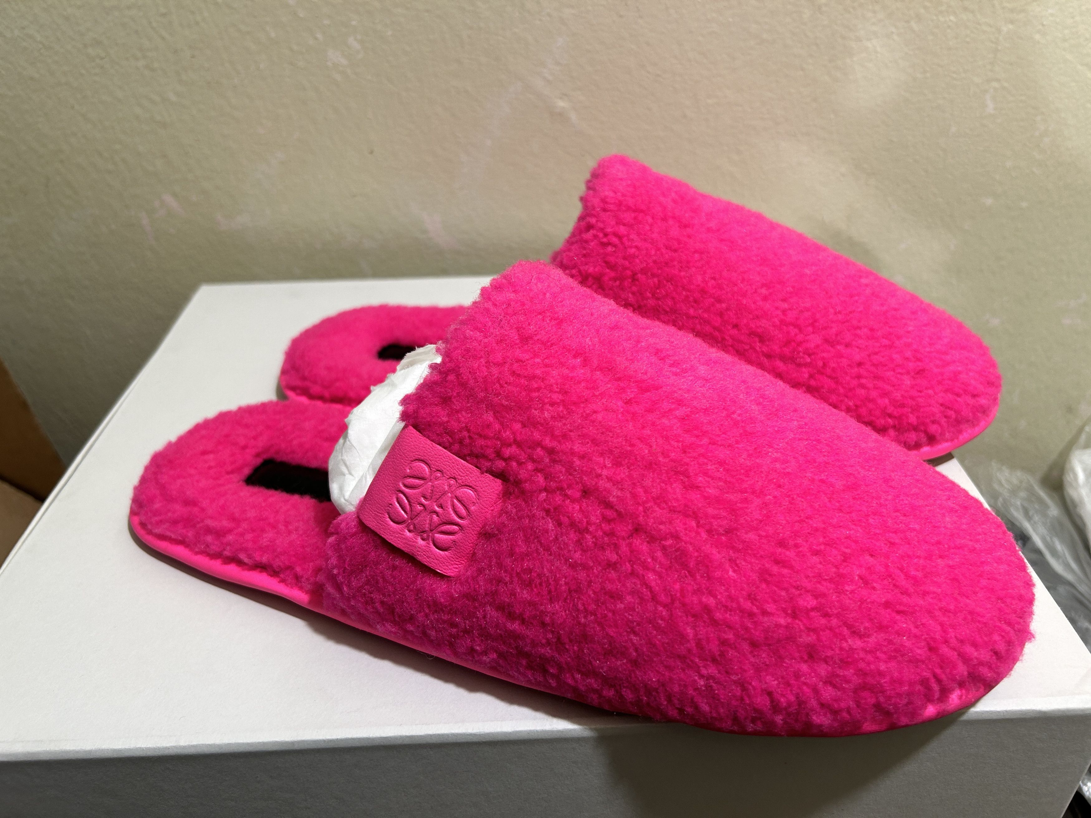 Loewe Loewe Shearling mule slippers Size US 9 / EU 42 - 1 Thumbnail