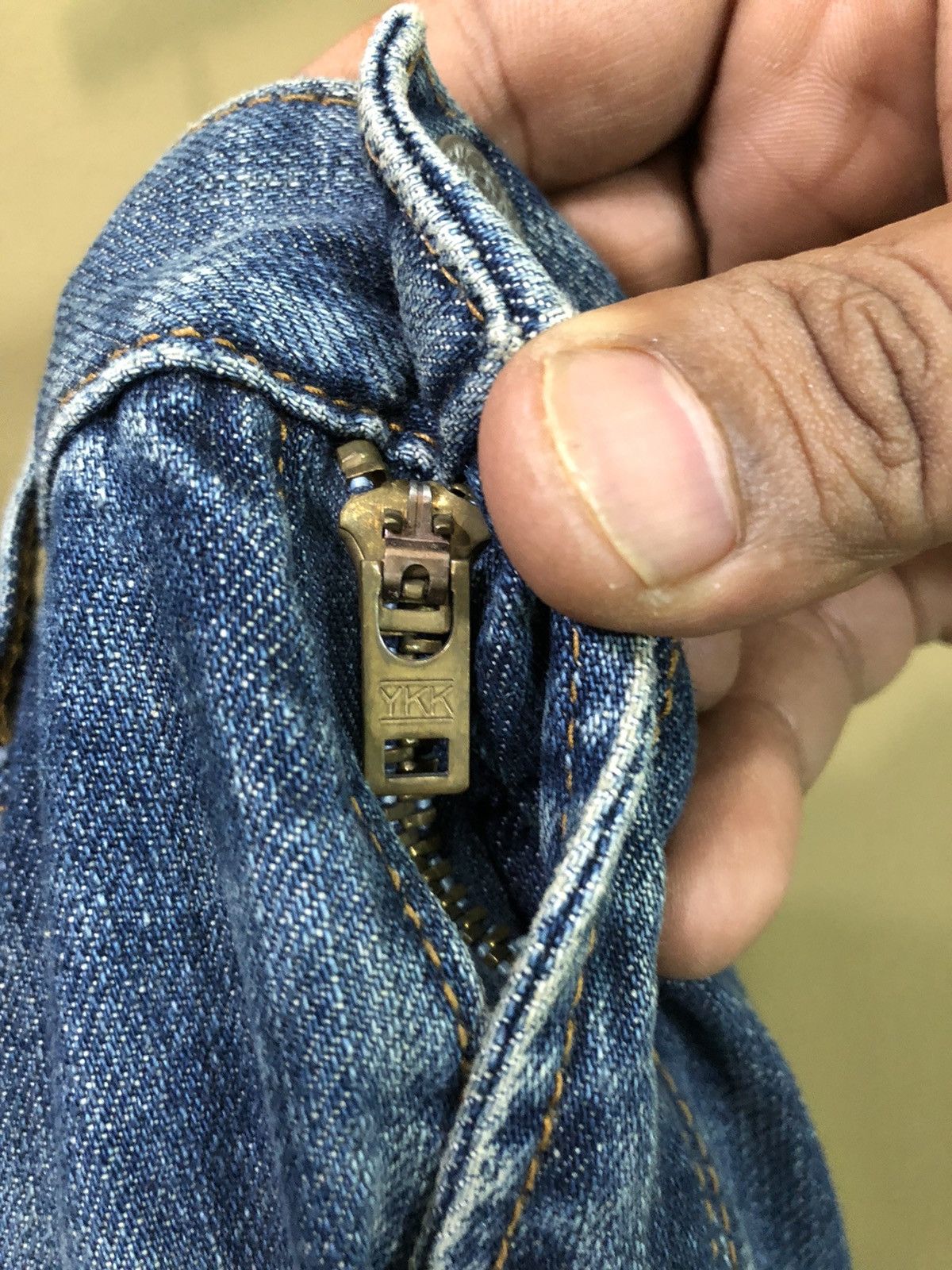 Japanese Brand Kapital Style Patchwork Denim Jeans Size US 32 / EU 48 - 7 Thumbnail