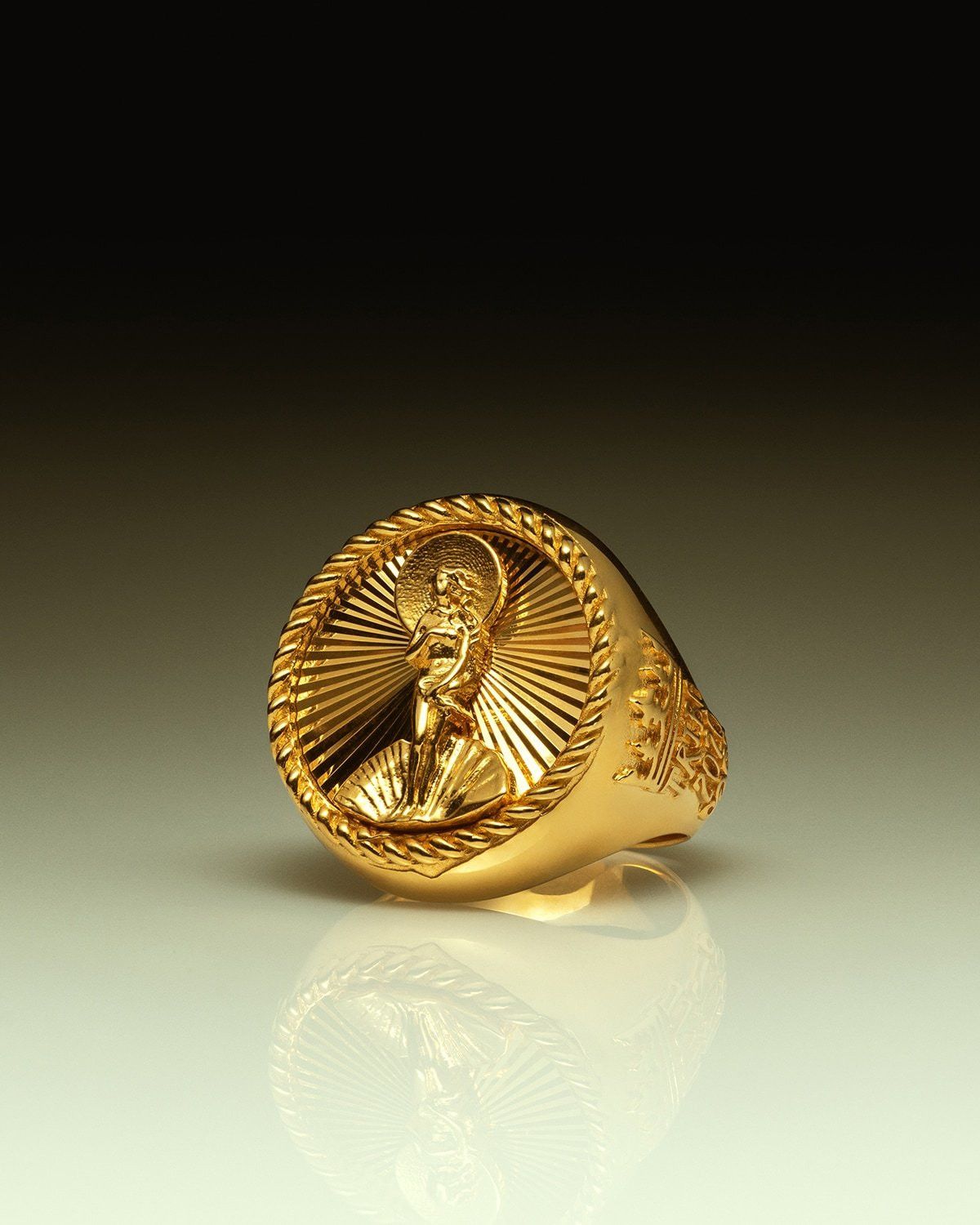 Stussy Stussy 40th Anniversary Gold 1st Ring (size 6) Size ONE SIZE - 6 Thumbnail