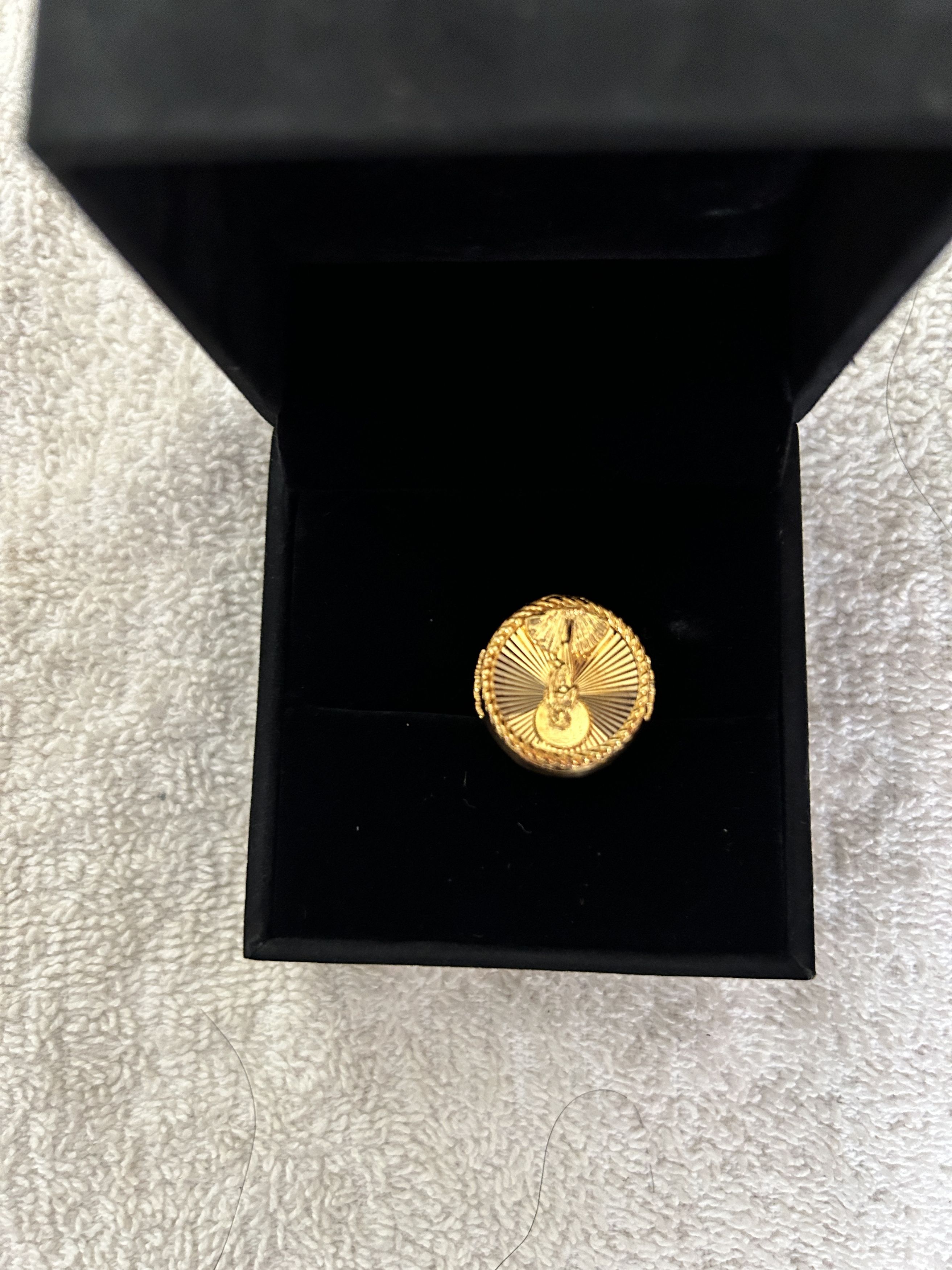 Stussy Stussy 40th Anniversary Gold 1st Ring (size 6) Size ONE SIZE - 5 Thumbnail