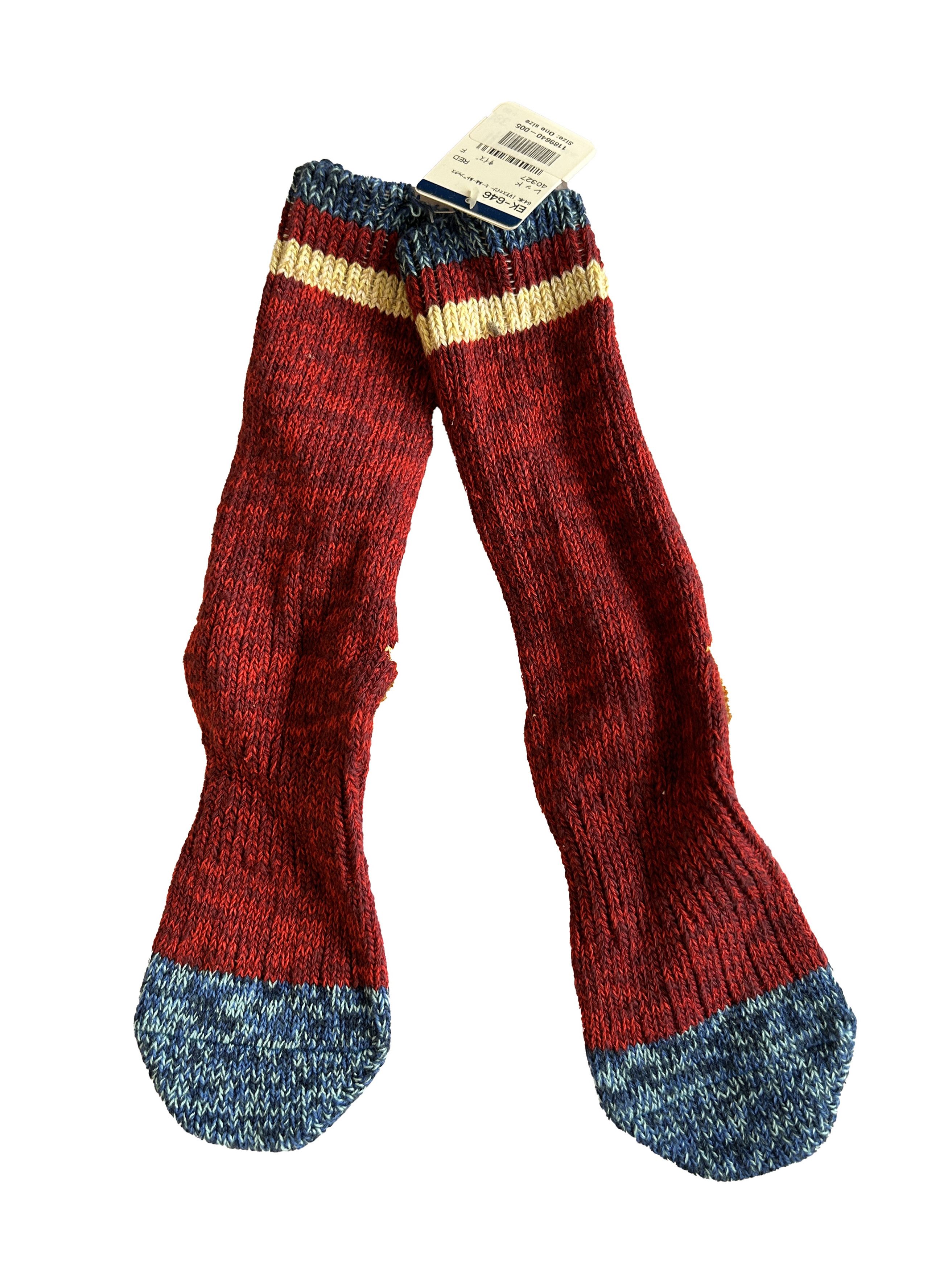 Kapital Kapital Kountry Smiley 64 Yarns IVY Socks red wool Hemp Size ONE SIZE - 2 Thumbnail
