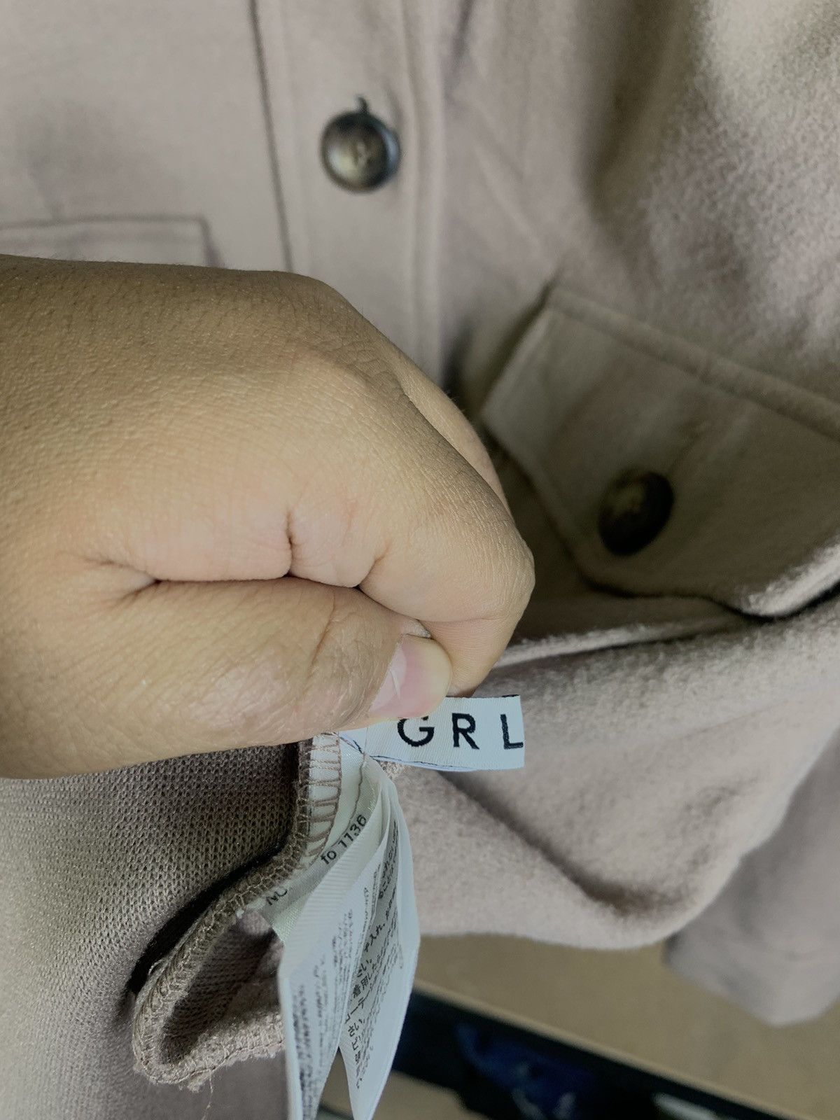Japanese Brand Vintage Workwear Shirt Jacket By Japanese Brand GRL Size US L / EU 52-54 / 3 - 3 Thumbnail