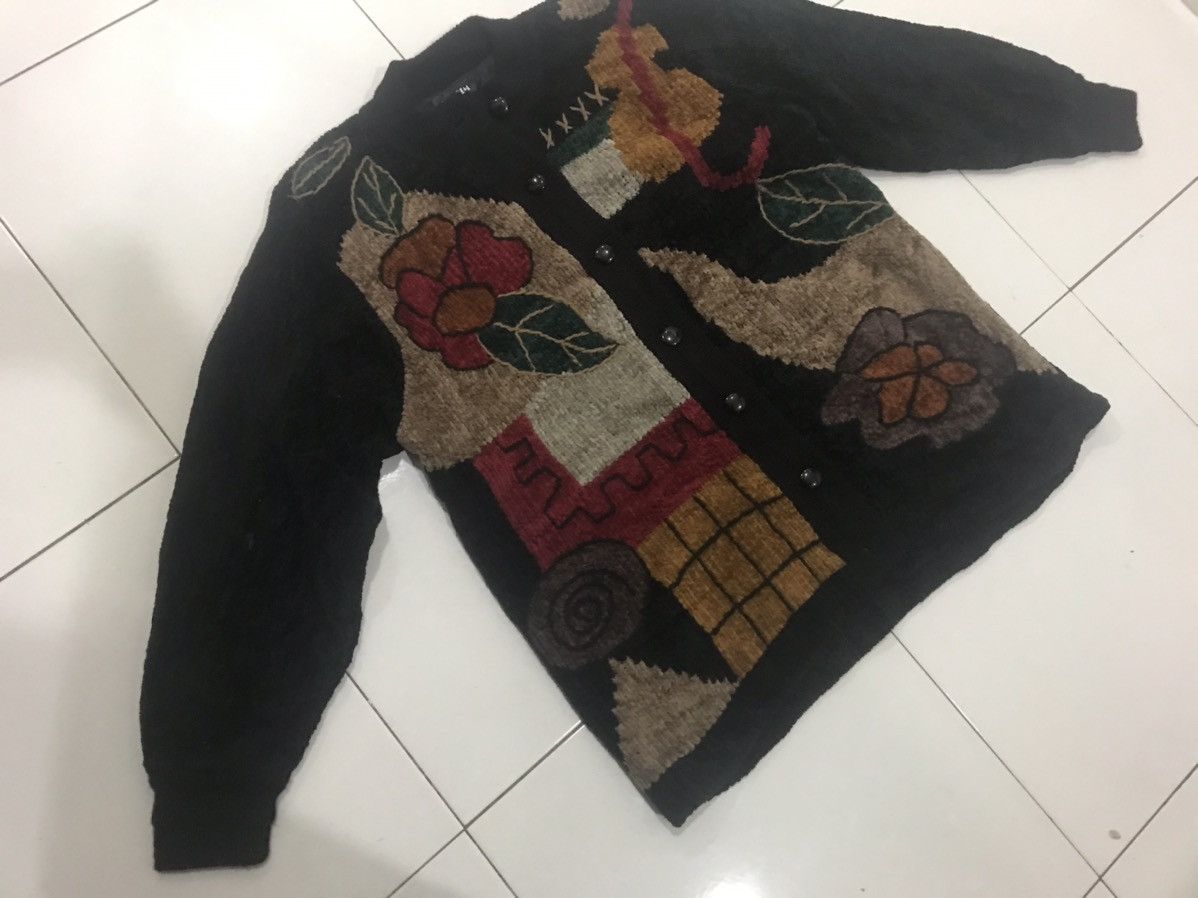 Japanese Brand VTG Inspired by Coogi Miccim Japan Knit Sweater Size US L / EU 52-54 / 3 - 2 Thumbnail