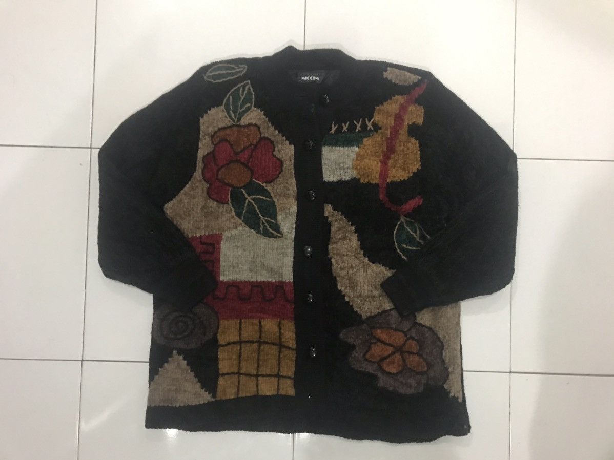 Japanese Brand VTG Inspired by Coogi Miccim Japan Knit Sweater Size US L / EU 52-54 / 3 - 6 Thumbnail