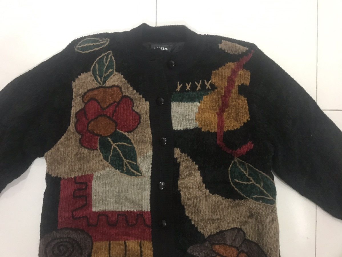 Japanese Brand VTG Inspired by Coogi Miccim Japan Knit Sweater Size US L / EU 52-54 / 3 - 3 Thumbnail