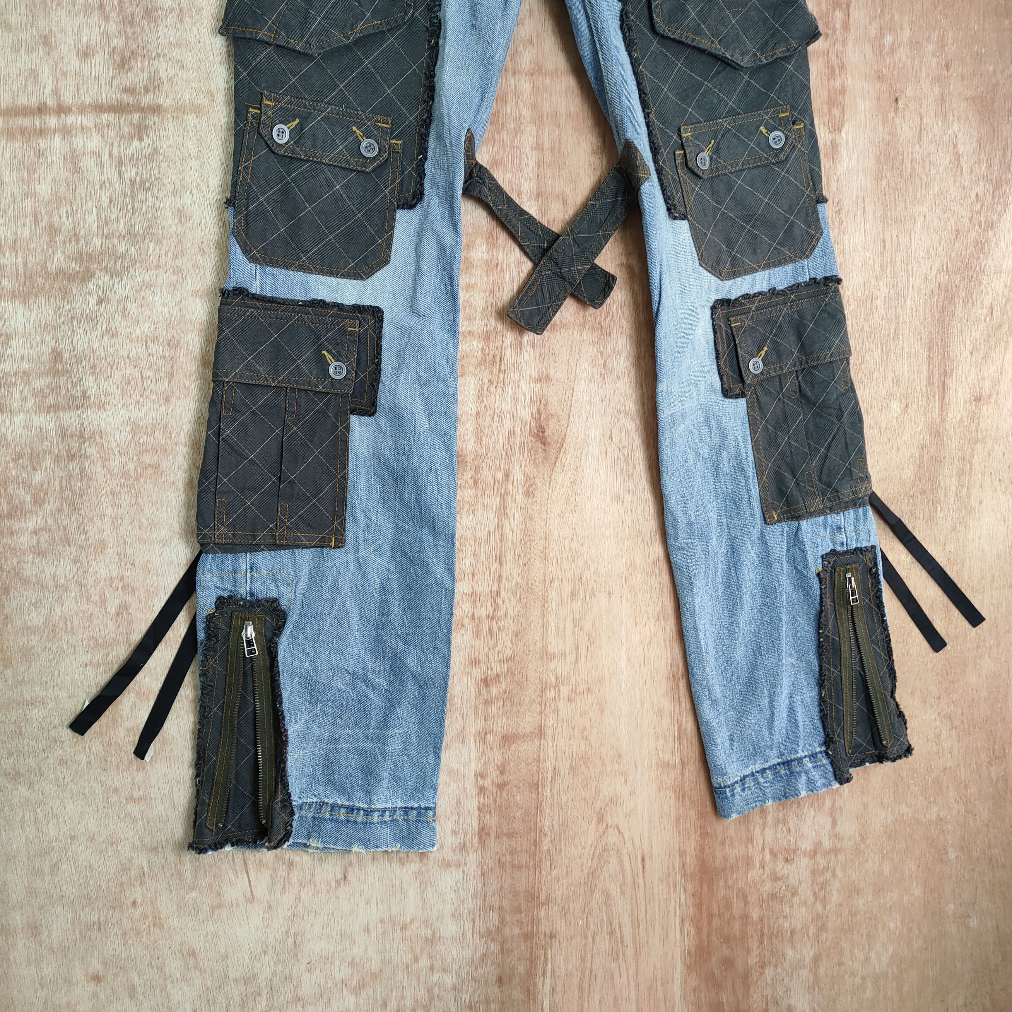 Japanese Brand VINTAGE NICOLE BONGADE PARACHUTE CARGO PANTS Size US 32 / EU 48 - 5 Thumbnail