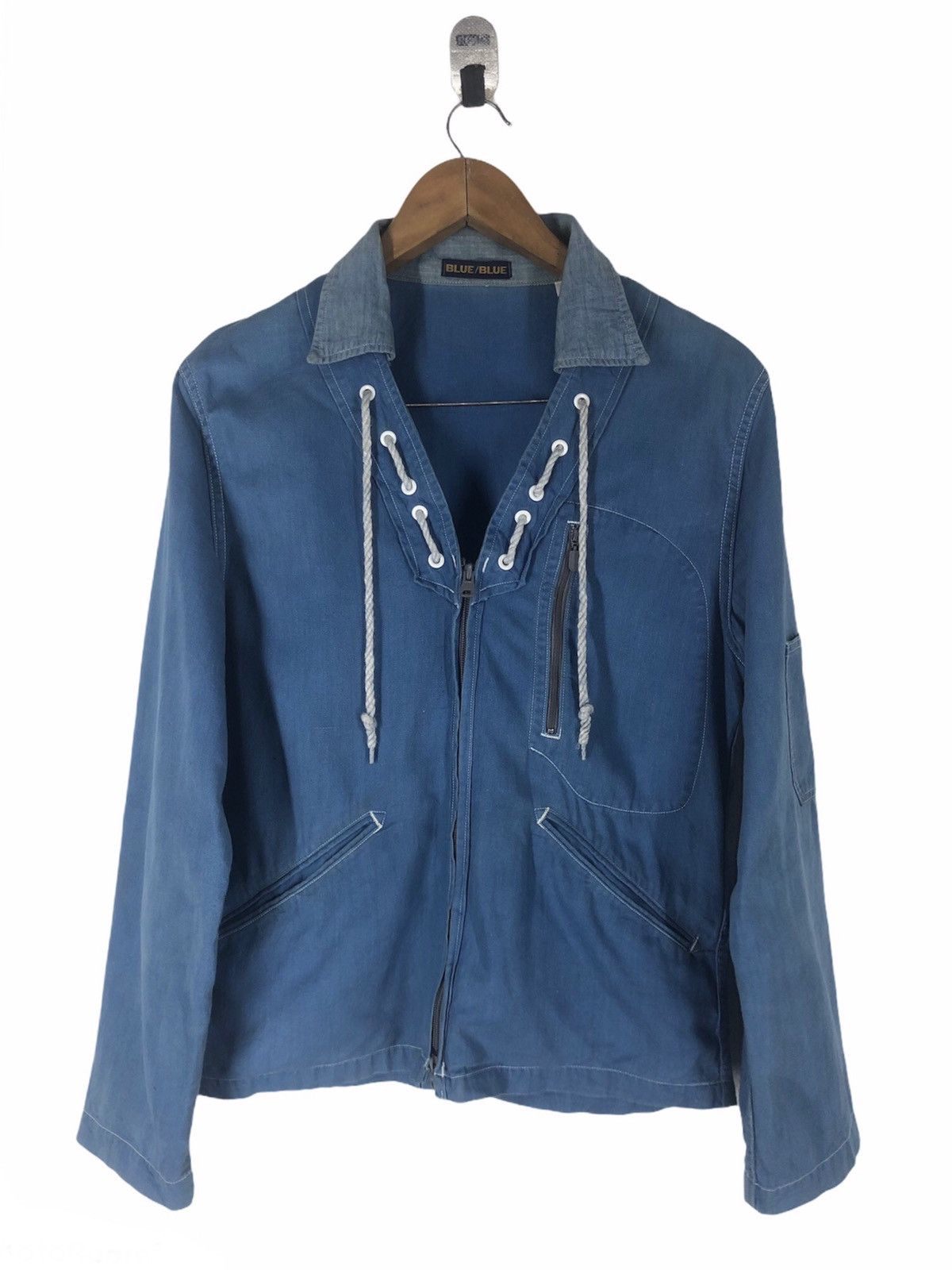 Blue Blue Japan Blue Blue Japan Denim Jacket cw21 Size US S / EU 44-46 / 1 - 1 Thumbnail