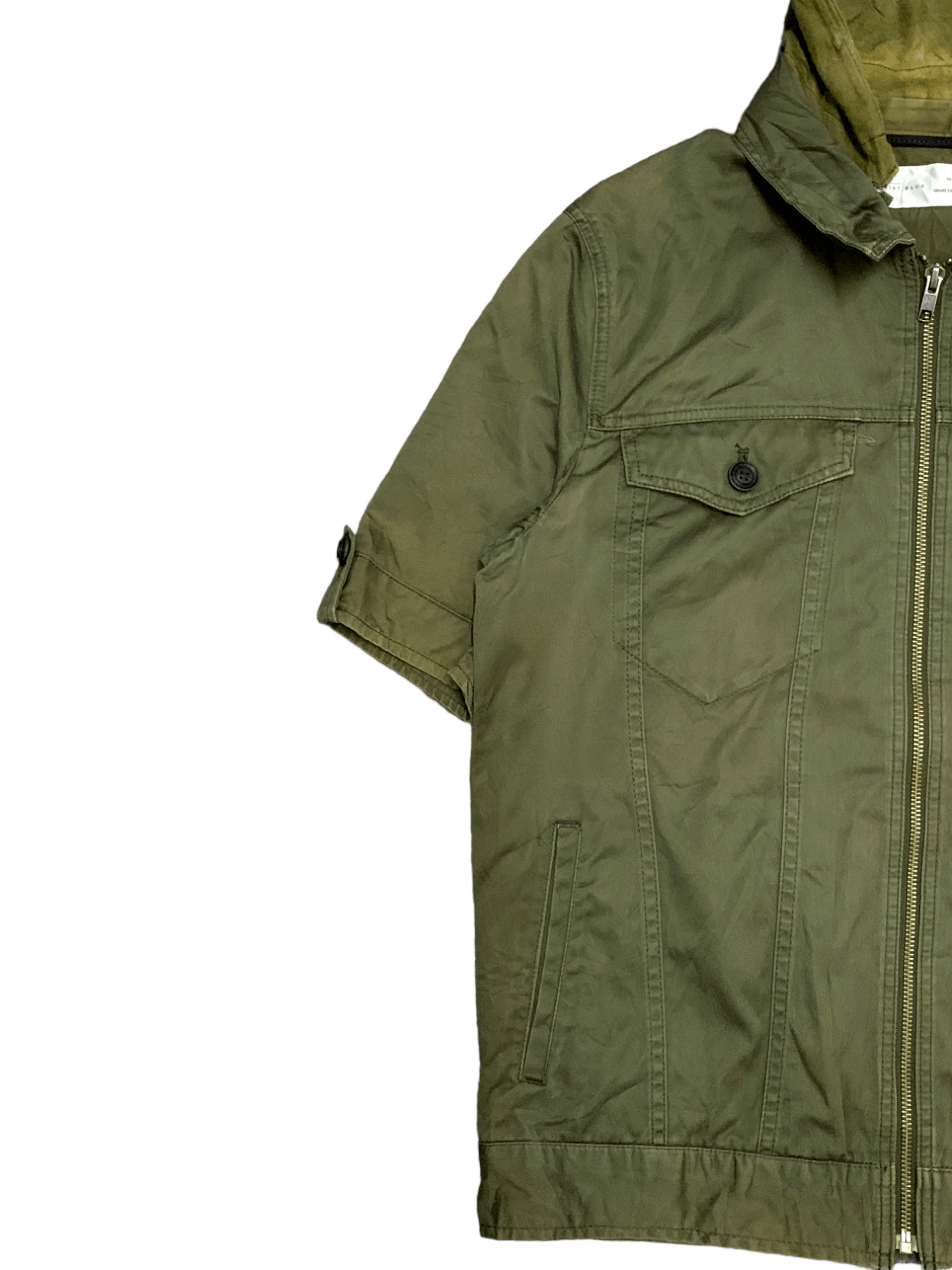 Japanese Brand × Ships Jet Blue Vintage Ships Jet Blue Tactical Multi Pocket Hoodie Shirt Size US M / EU 48-50 / 2 - 6 Thumbnail