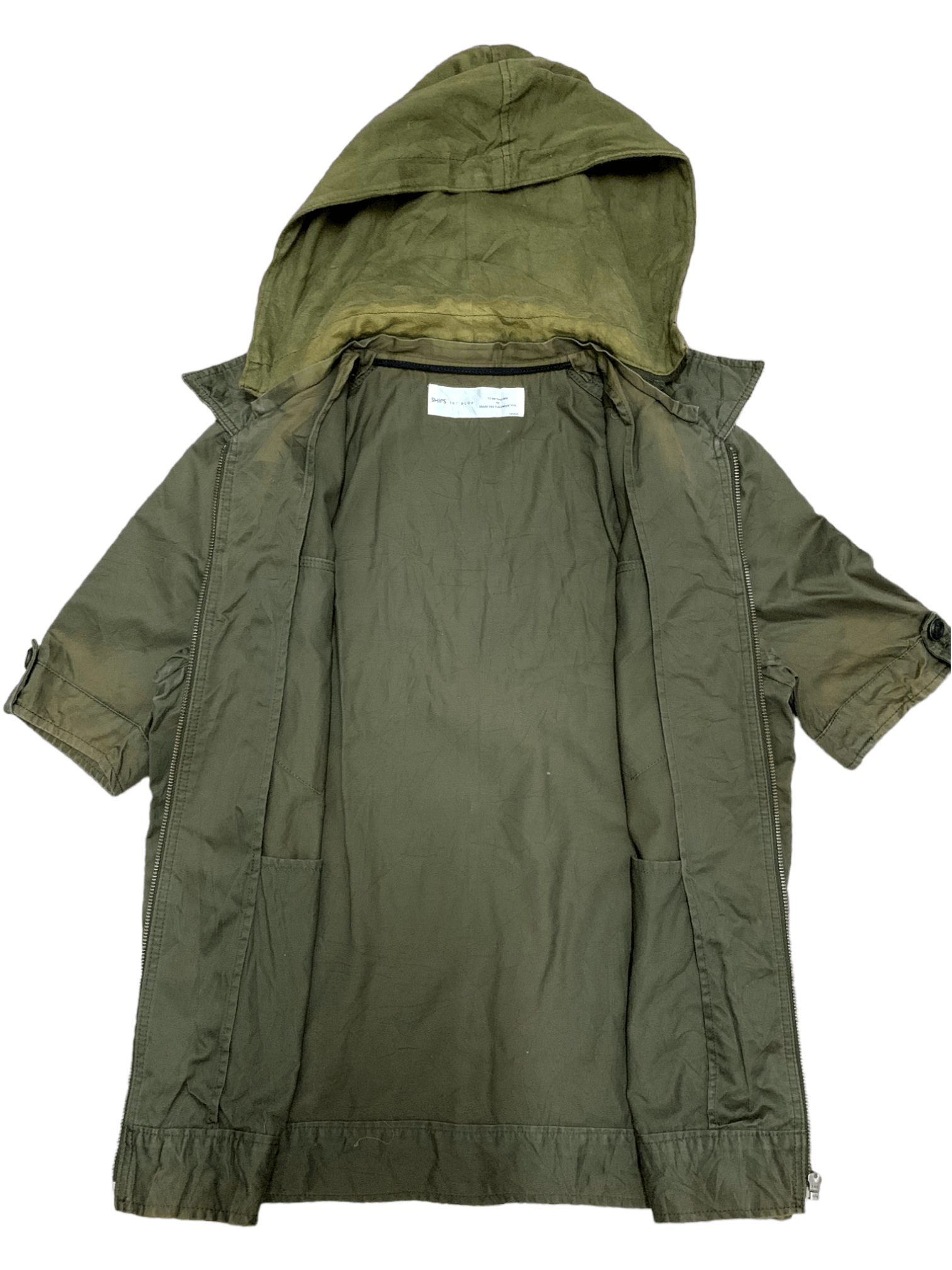 Japanese Brand × Ships Jet Blue Vintage Ships Jet Blue Tactical Multi Pocket Hoodie Shirt Size US M / EU 48-50 / 2 - 8 Thumbnail