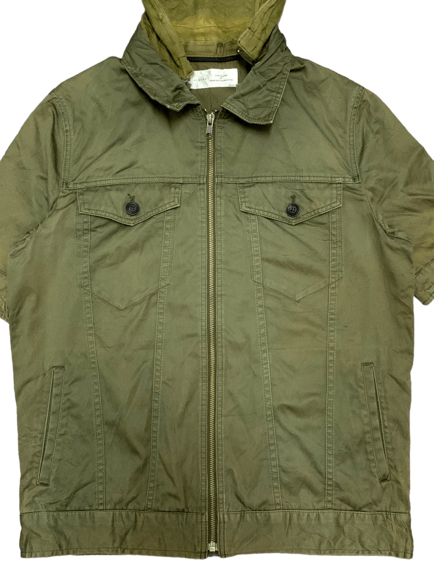 Japanese Brand × Ships Jet Blue Vintage Ships Jet Blue Tactical Multi Pocket Hoodie Shirt Size US M / EU 48-50 / 2 - 5 Thumbnail