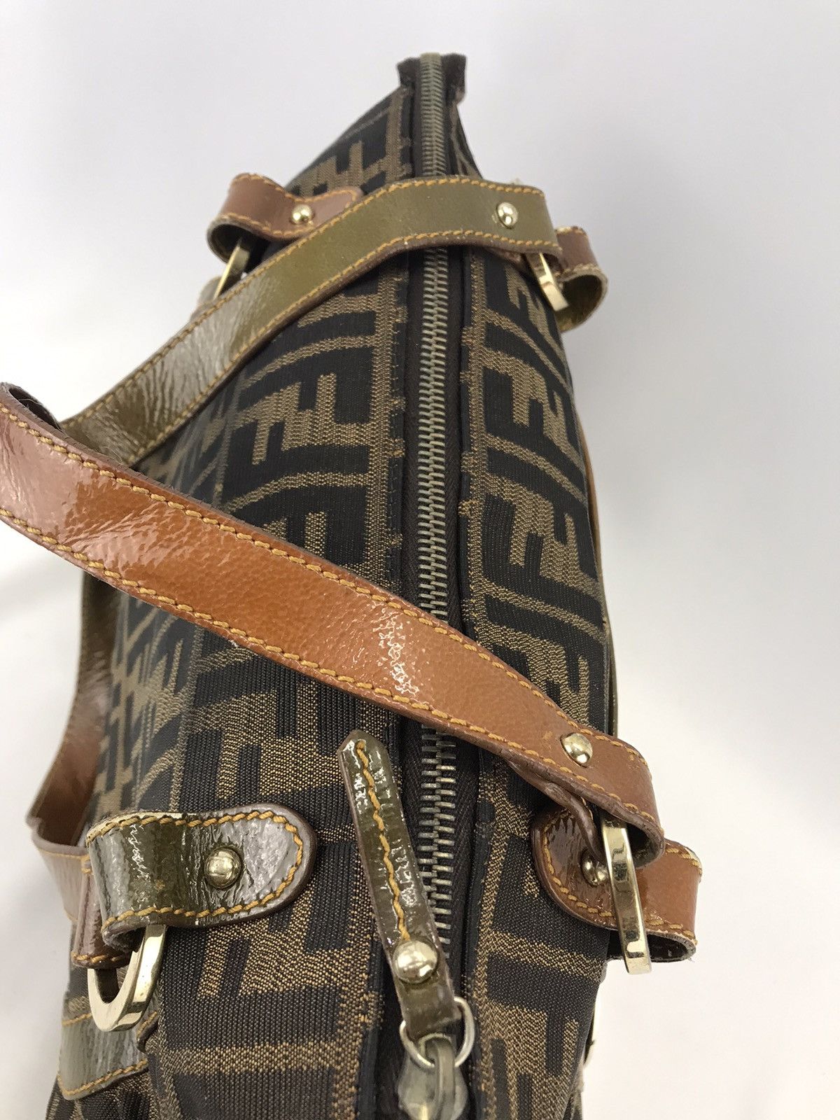 Fendi ❌Final Drop❌Authentic Fendi Zucca FF Shoulderbag Size ONE SIZE - 8 Thumbnail