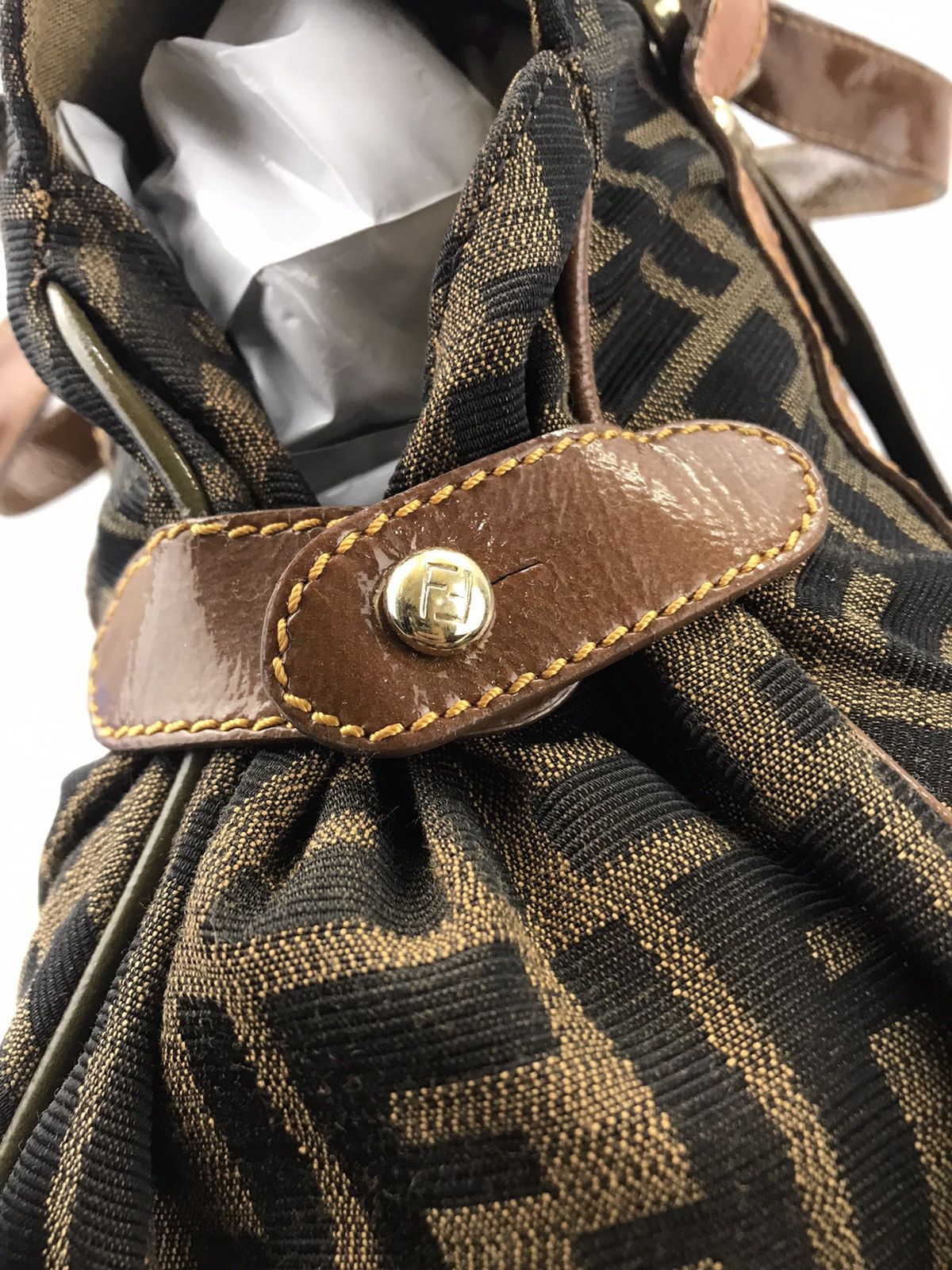 Fendi ❌Final Drop❌Authentic Fendi Zucca FF Shoulderbag Size ONE SIZE - 13 Thumbnail