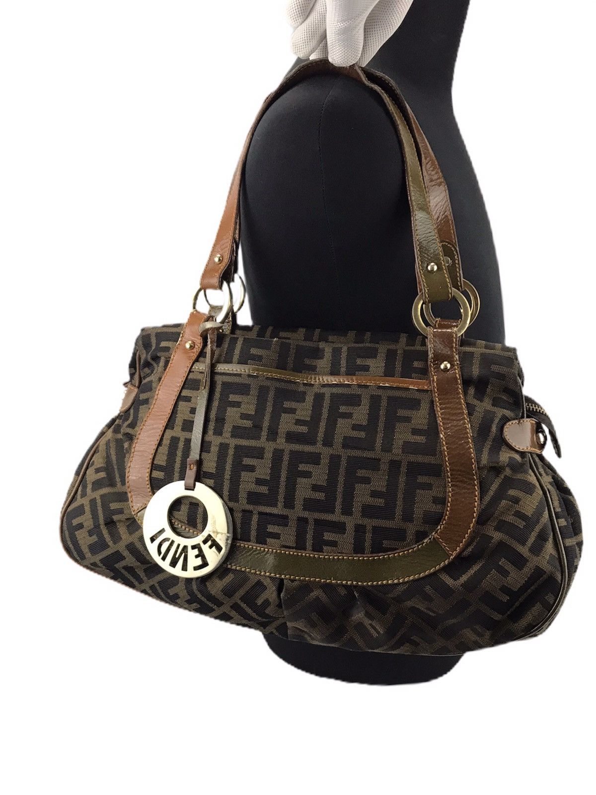 Fendi ❌Final Drop❌Authentic Fendi Zucca FF Shoulderbag Size ONE SIZE - 2 Thumbnail