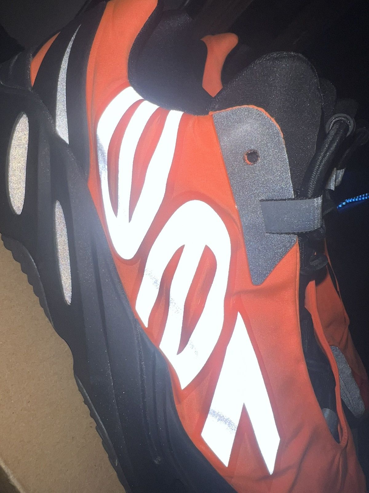 Adidas × Kanye West Yeezy Boost 700 MNVN Orange Size US 8 / EU 41 - 13 Thumbnail