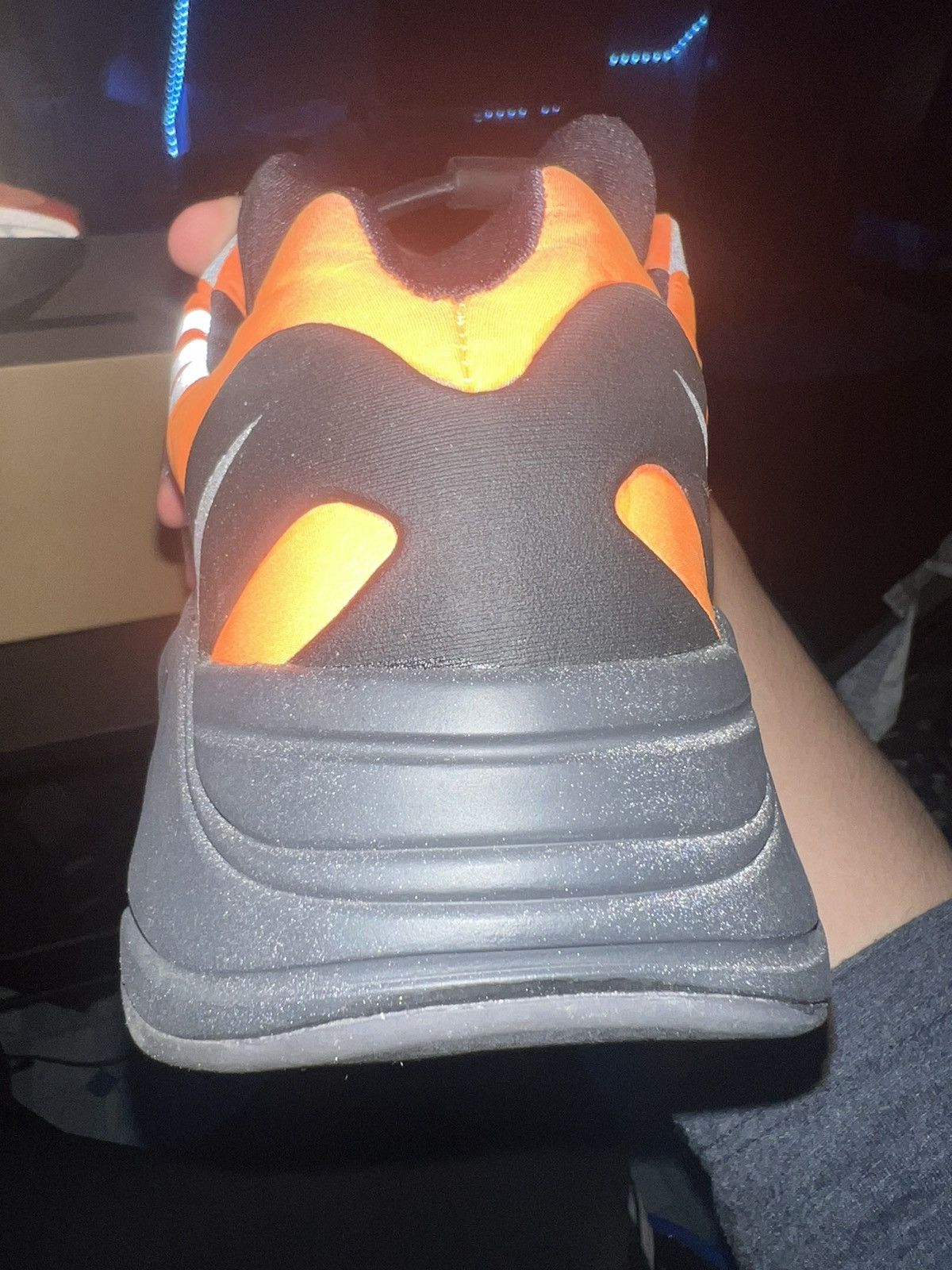 Adidas × Kanye West Yeezy Boost 700 MNVN Orange Size US 8 / EU 41 - 5 Thumbnail