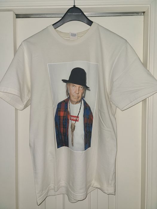 Supreme Supreme Neil Young photo tee | Grailed