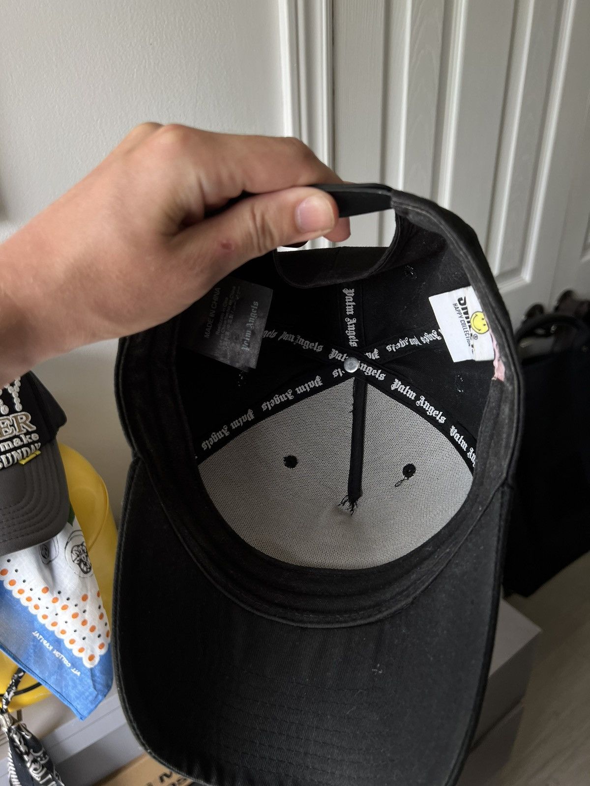 Palm Angels Palm Angels “Smiley” SnapBack Hat Size ONE SIZE - 6 Thumbnail