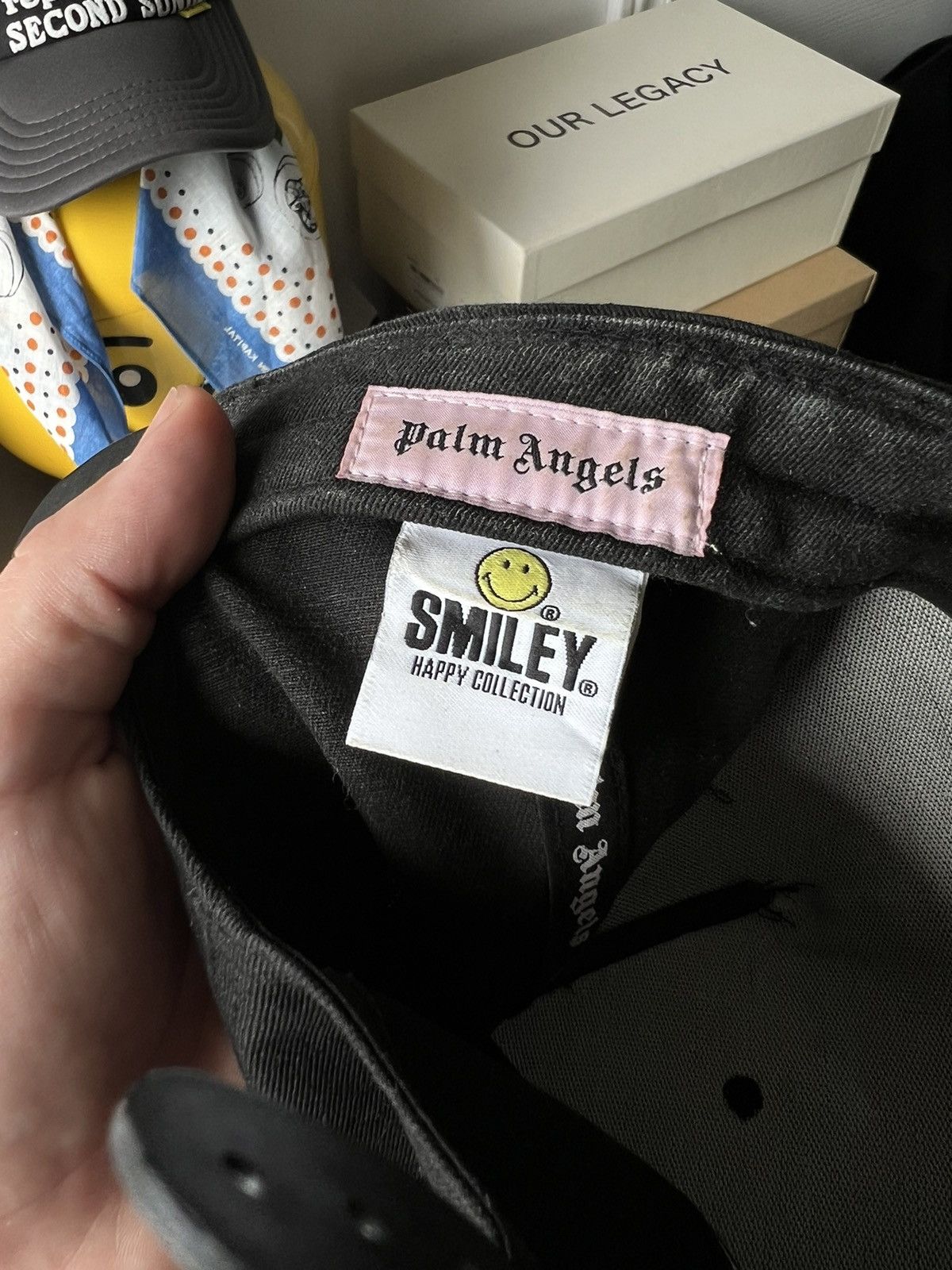 Palm Angels Palm Angels “Smiley” SnapBack Hat Size ONE SIZE - 4 Thumbnail