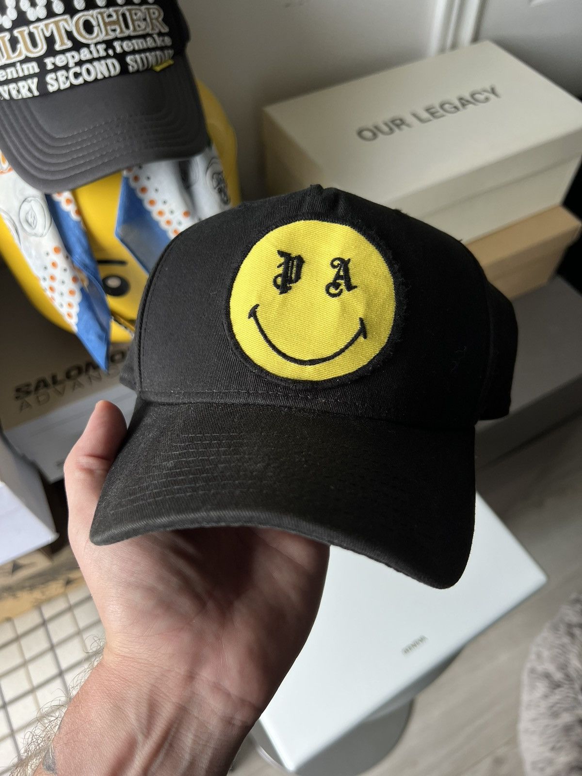 Palm Angels Palm Angels “Smiley” SnapBack Hat Size ONE SIZE - 1 Thumbnail