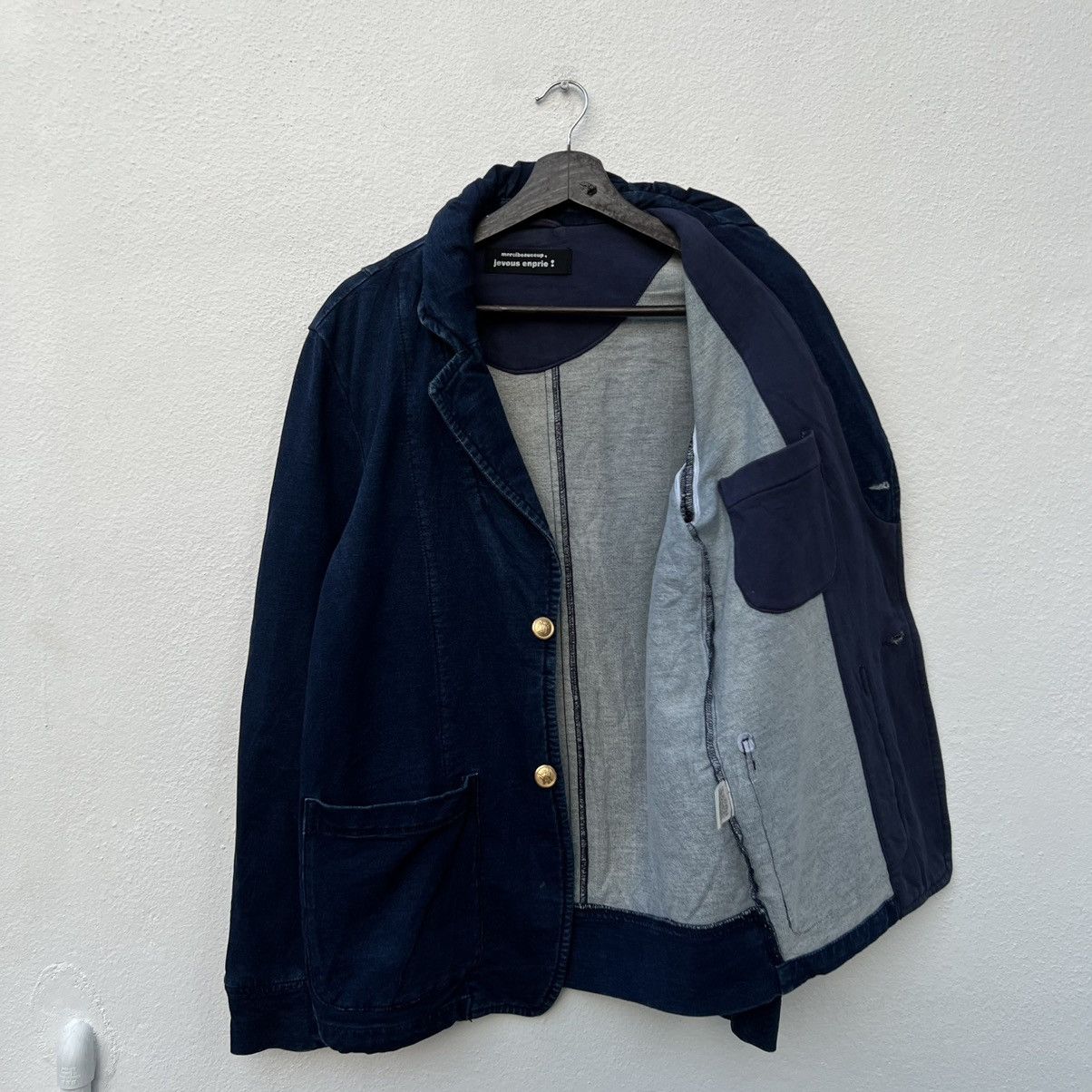 Issey Miyake RARE BLUE JACKET MERCIBEAUCOUP JEVOUS ENPRIE ISSEY MIYAKE Size US M / EU 48-50 / 2 - 12 Thumbnail