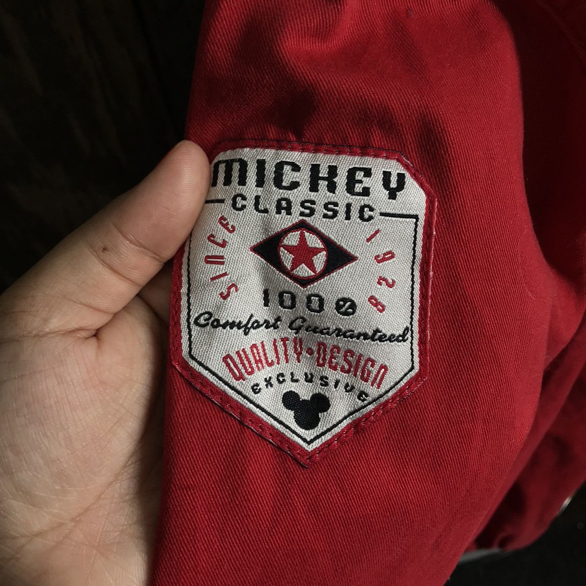 Disney × Vintage Vintage Disney Mickey Varsity Jacket Size US XXL / EU 58 / 5 - 6 Thumbnail
