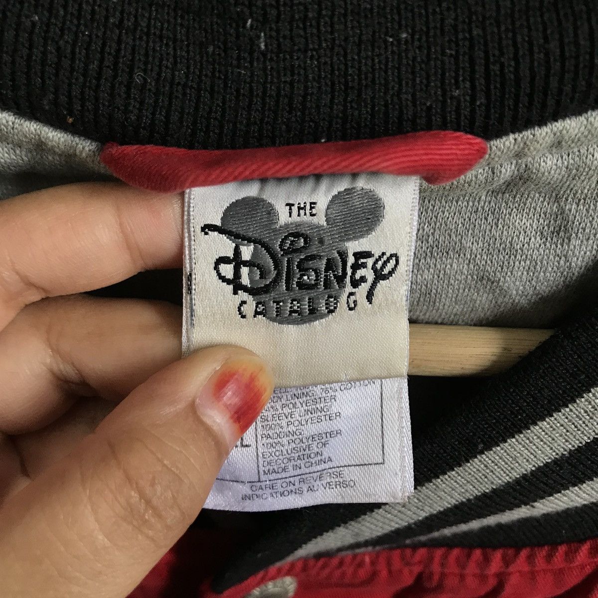 Disney × Vintage Vintage Disney Mickey Varsity Jacket Size US XXL / EU 58 / 5 - 7 Thumbnail