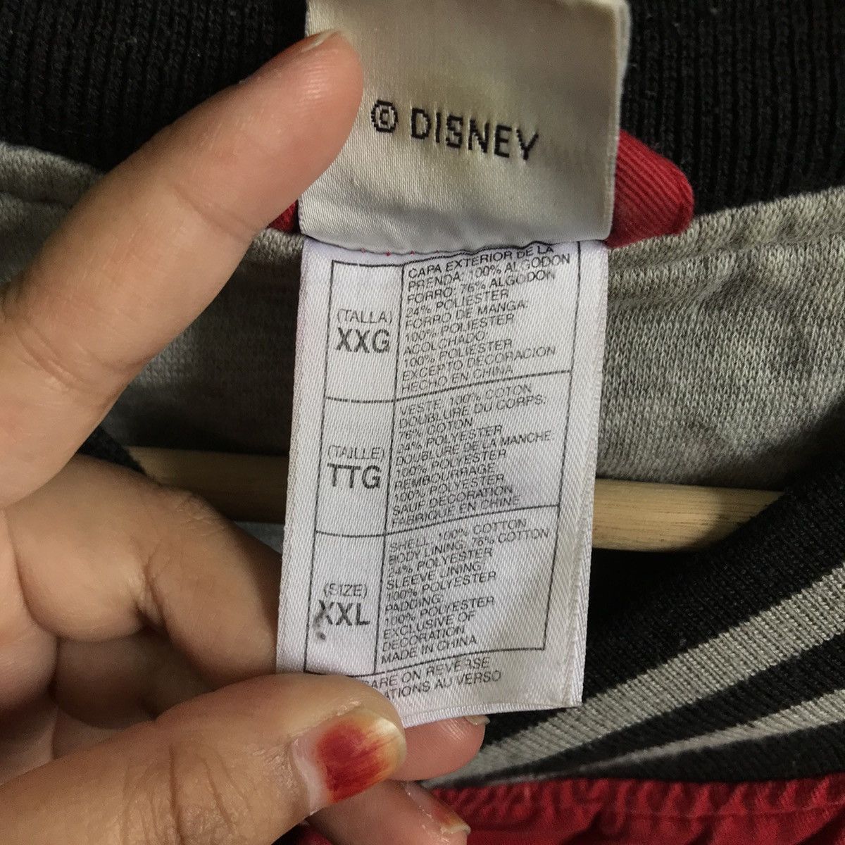 Disney × Vintage Vintage Disney Mickey Varsity Jacket Size US XXL / EU 58 / 5 - 8 Thumbnail