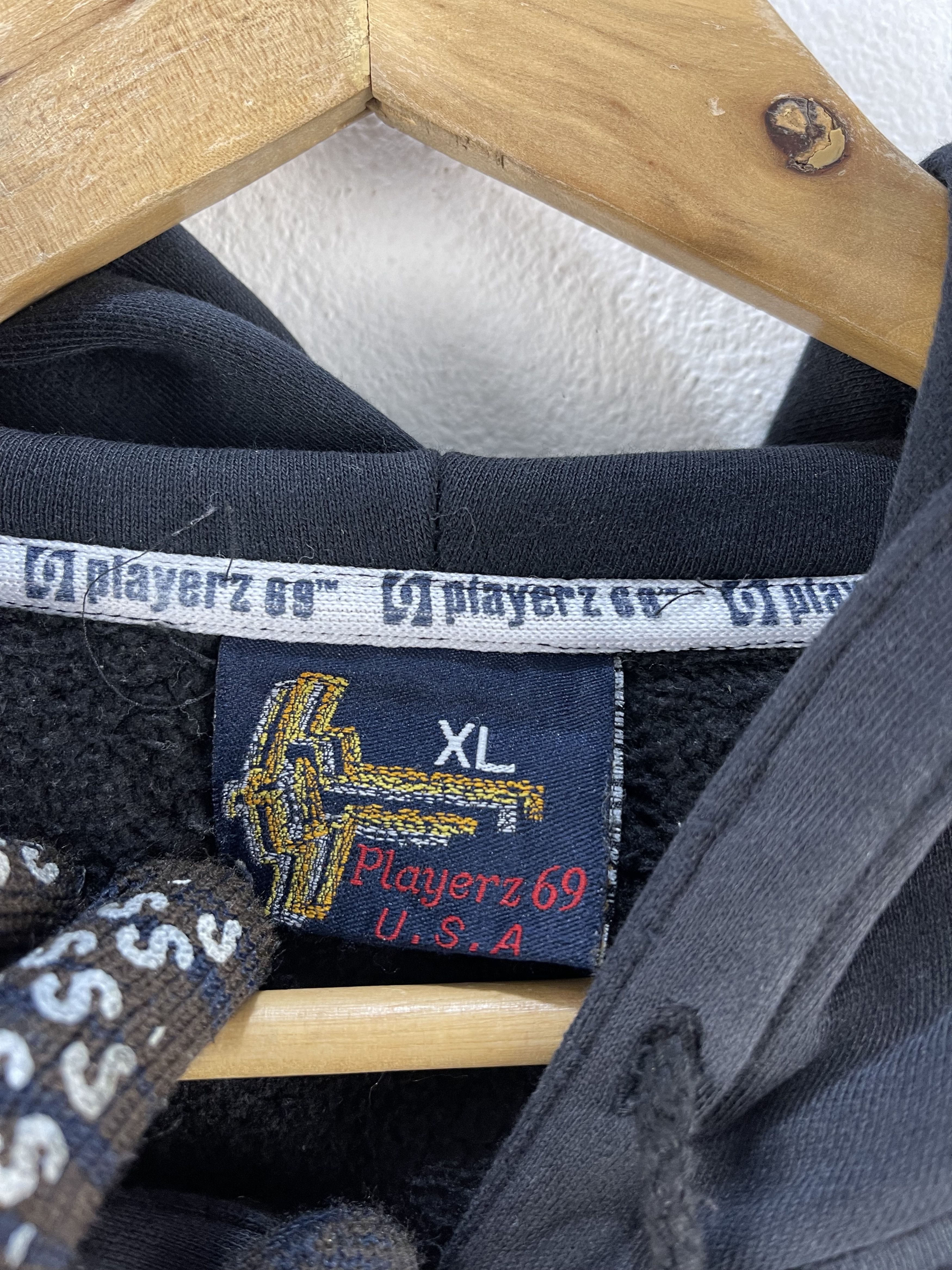 Japanese Brand Playerz 69 Hoodies Sweatshirt Size US XL / EU 56 / 4 - 9 Thumbnail