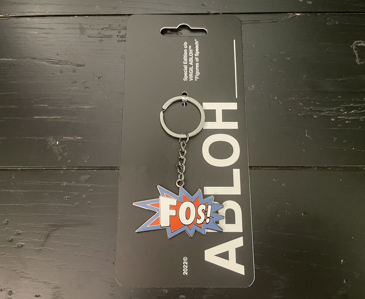 Virgil Abloh Virgil Keychain Blue Orange FOS Figures of Speech Brooklyn Size ONE SIZE - 1 Thumbnail