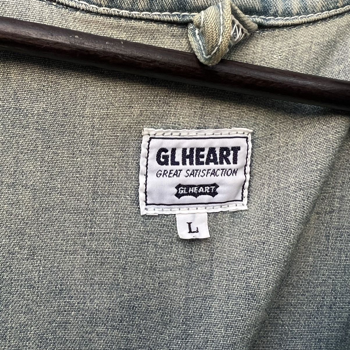 Japanese Brand VINTAGE HIKORY CHORE JACKET GL HEART JAPAN MULTI POCKET Size US L / EU 52-54 / 3 - 14 Thumbnail