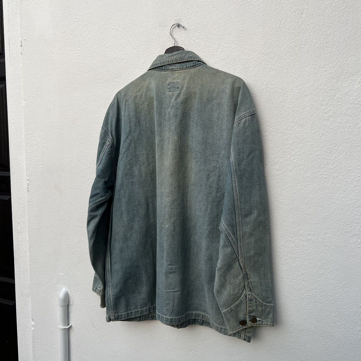 Japanese Brand VINTAGE HIKORY CHORE JACKET GL HEART JAPAN MULTI POCKET Size US L / EU 52-54 / 3 - 11 Thumbnail
