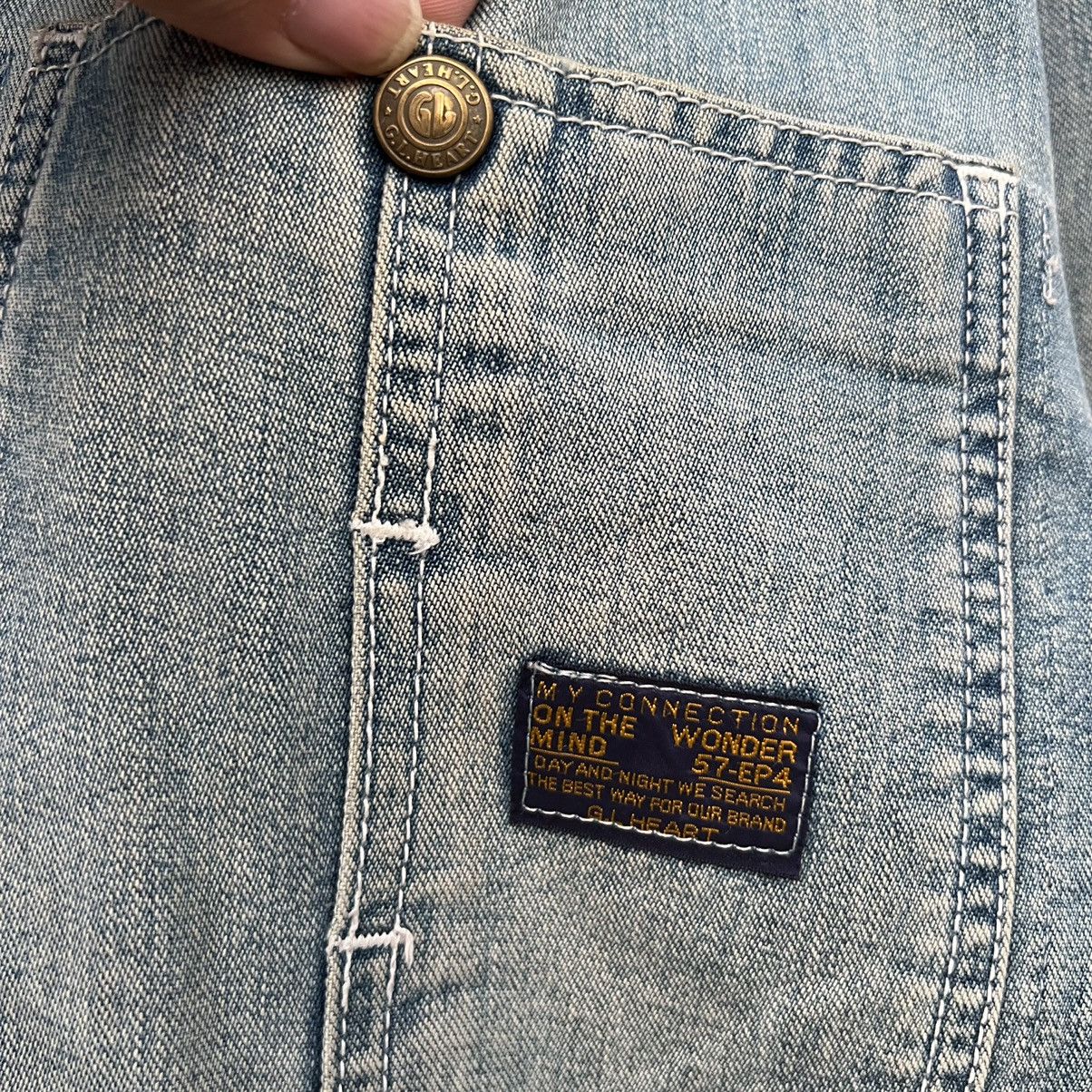 Japanese Brand VINTAGE HIKORY CHORE JACKET GL HEART JAPAN MULTI POCKET Size US L / EU 52-54 / 3 - 7 Thumbnail