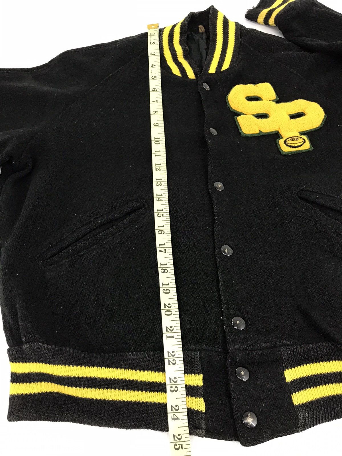 Vintage Vintage SP Football Team Varsity Jacket Big Logo Size US L / EU 52-54 / 3 - 8 Thumbnail
