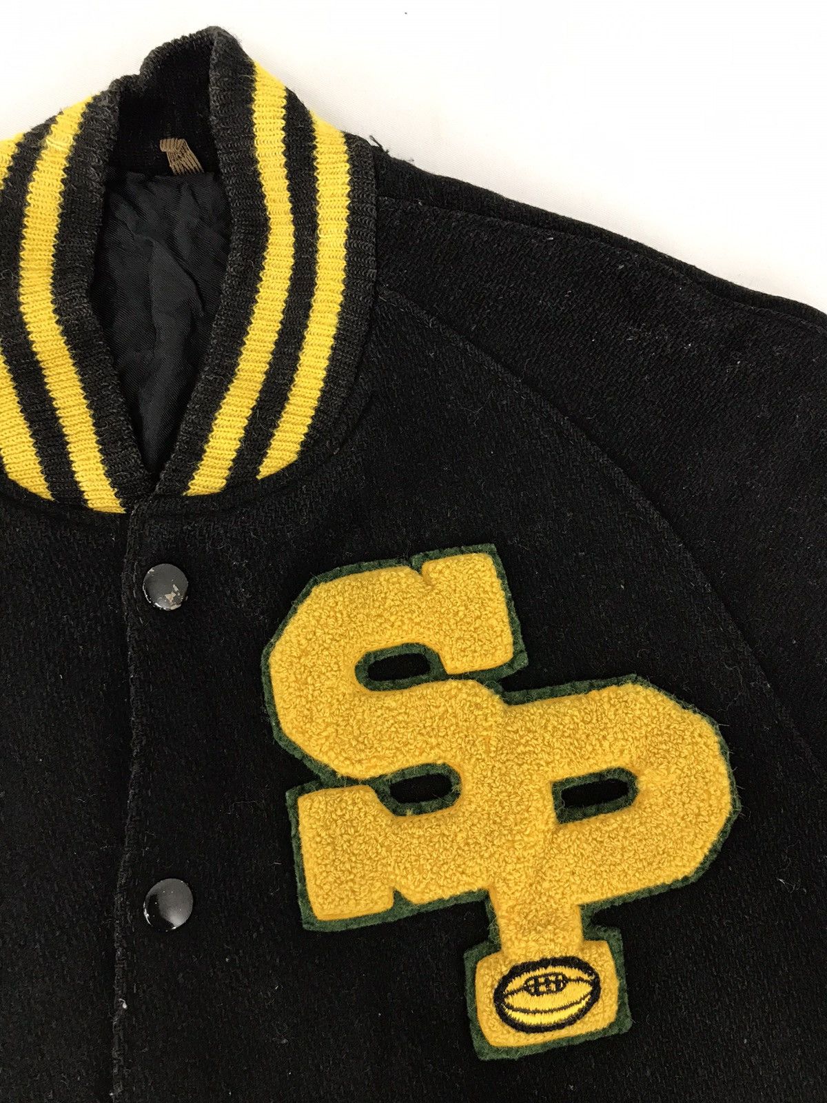 Vintage Vintage SP Football Team Varsity Jacket Big Logo Size US L / EU 52-54 / 3 - 2 Thumbnail