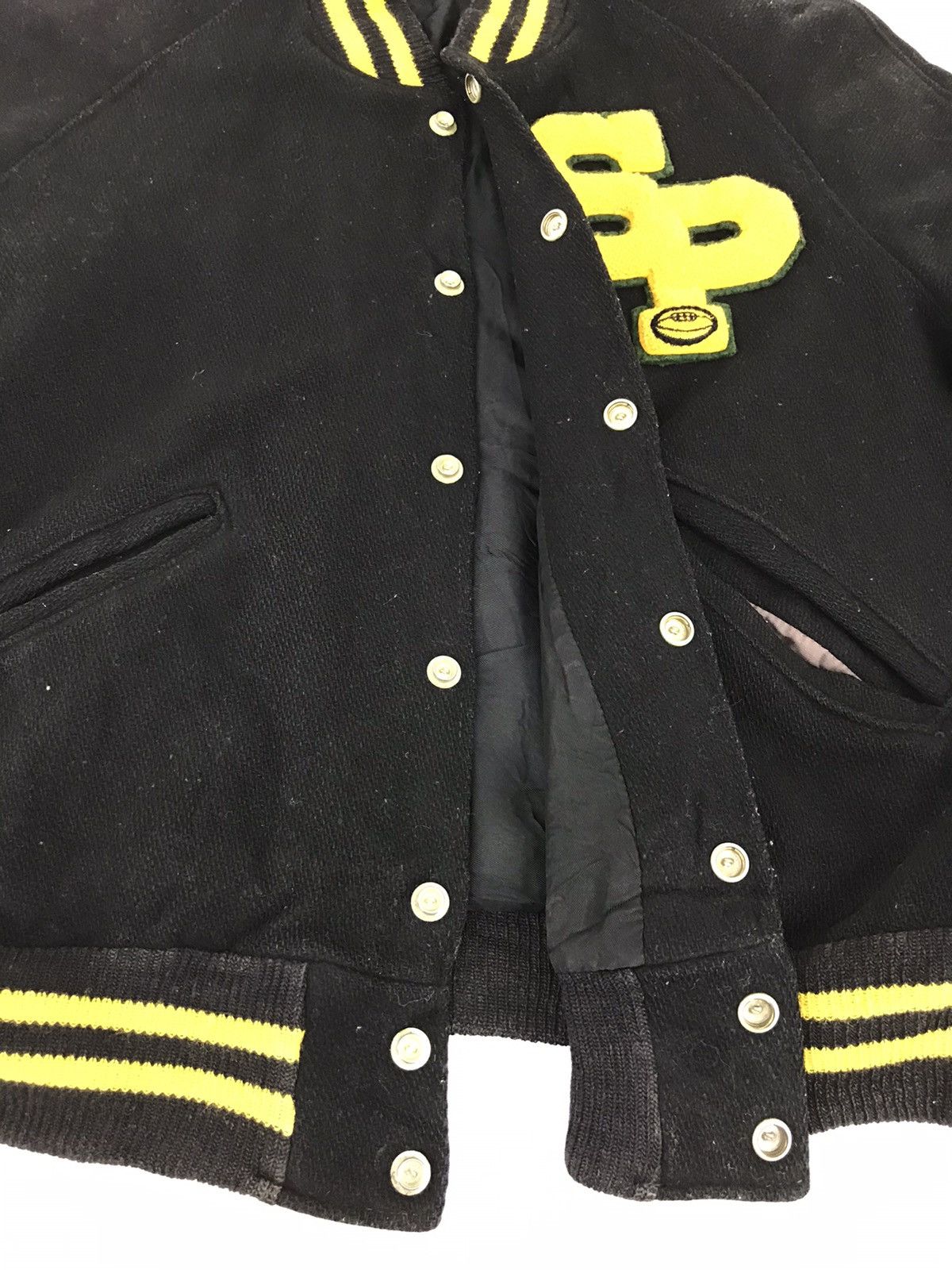 Vintage Vintage SP Football Team Varsity Jacket Big Logo Size US L / EU 52-54 / 3 - 3 Thumbnail
