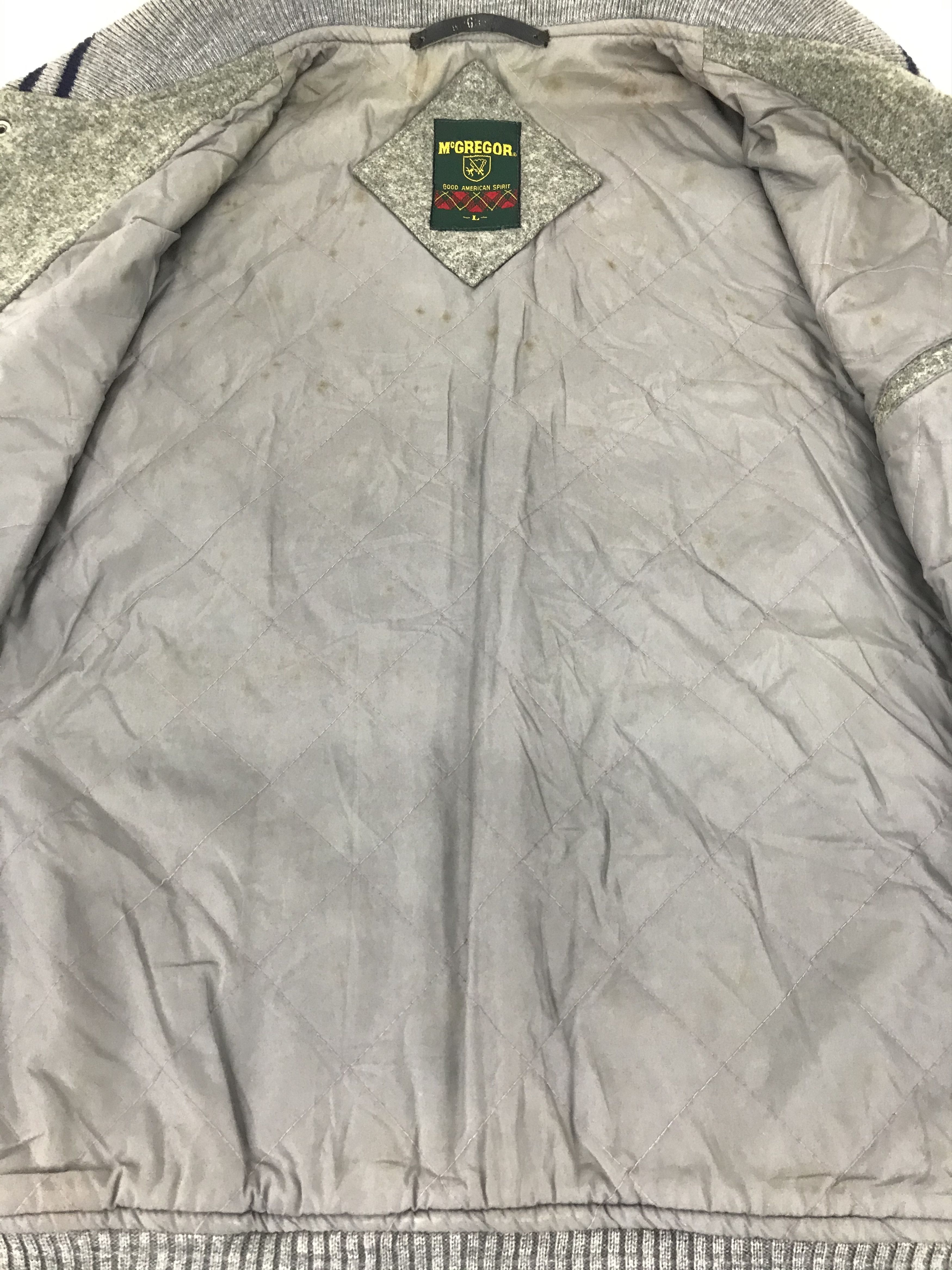 McGregor Vintage 90s Mcgregor American Spirit Wool Varsity Jacket Size US L / EU 52-54 / 3 - 3 Thumbnail