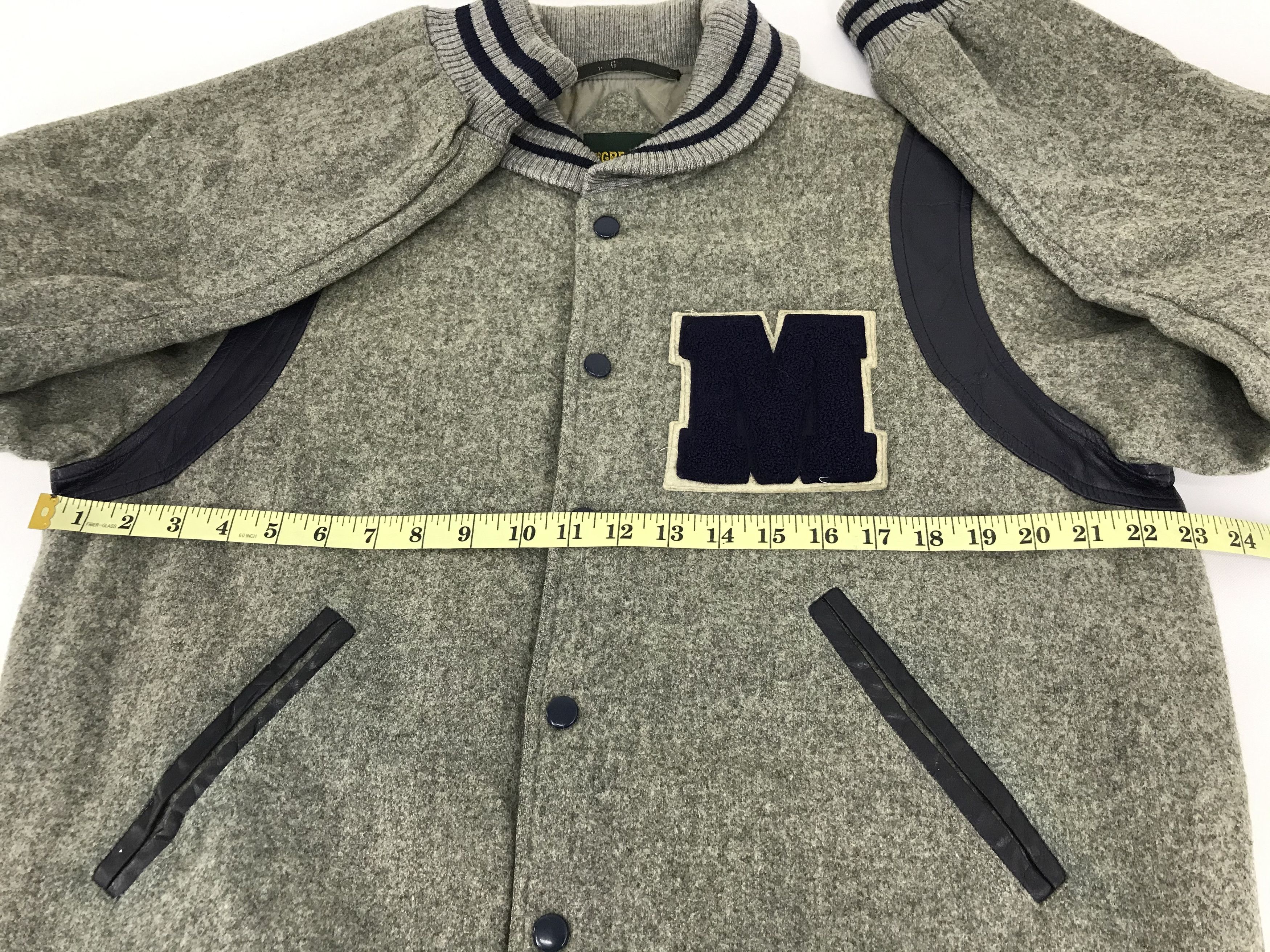 McGregor Vintage 90s Mcgregor American Spirit Wool Varsity Jacket Size US L / EU 52-54 / 3 - 8 Thumbnail
