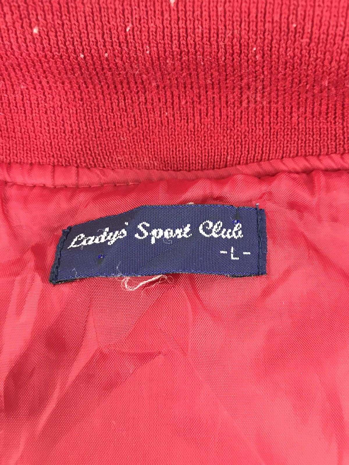Japanese Brand Vintage Lady Sport Club PR Embroidery Logo Varsity Jacket Size L / US 10 / IT 46 - 5 Thumbnail